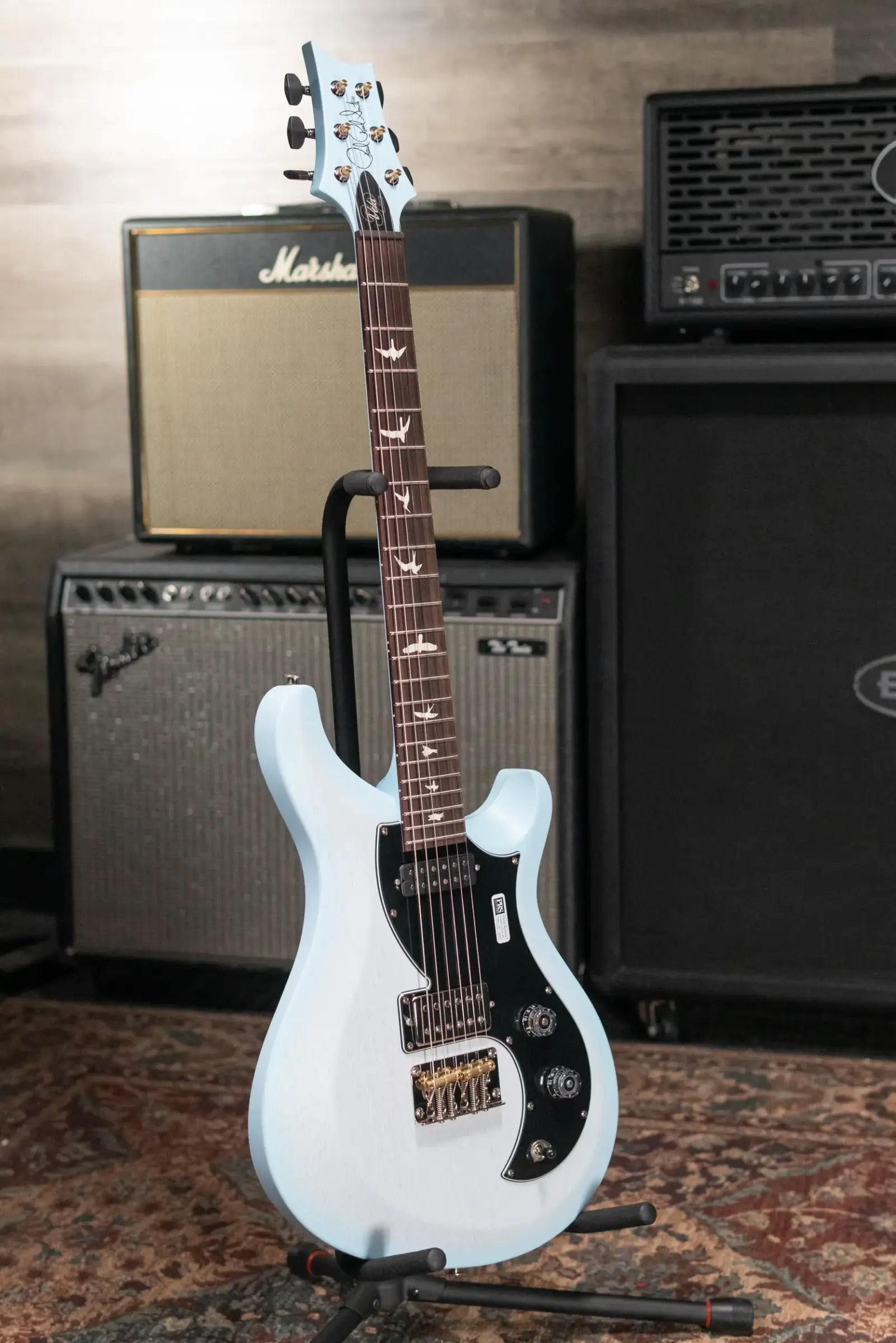 PRS S2 Vela Satin Electric Guitar - Cloud Burst with Gig Bag