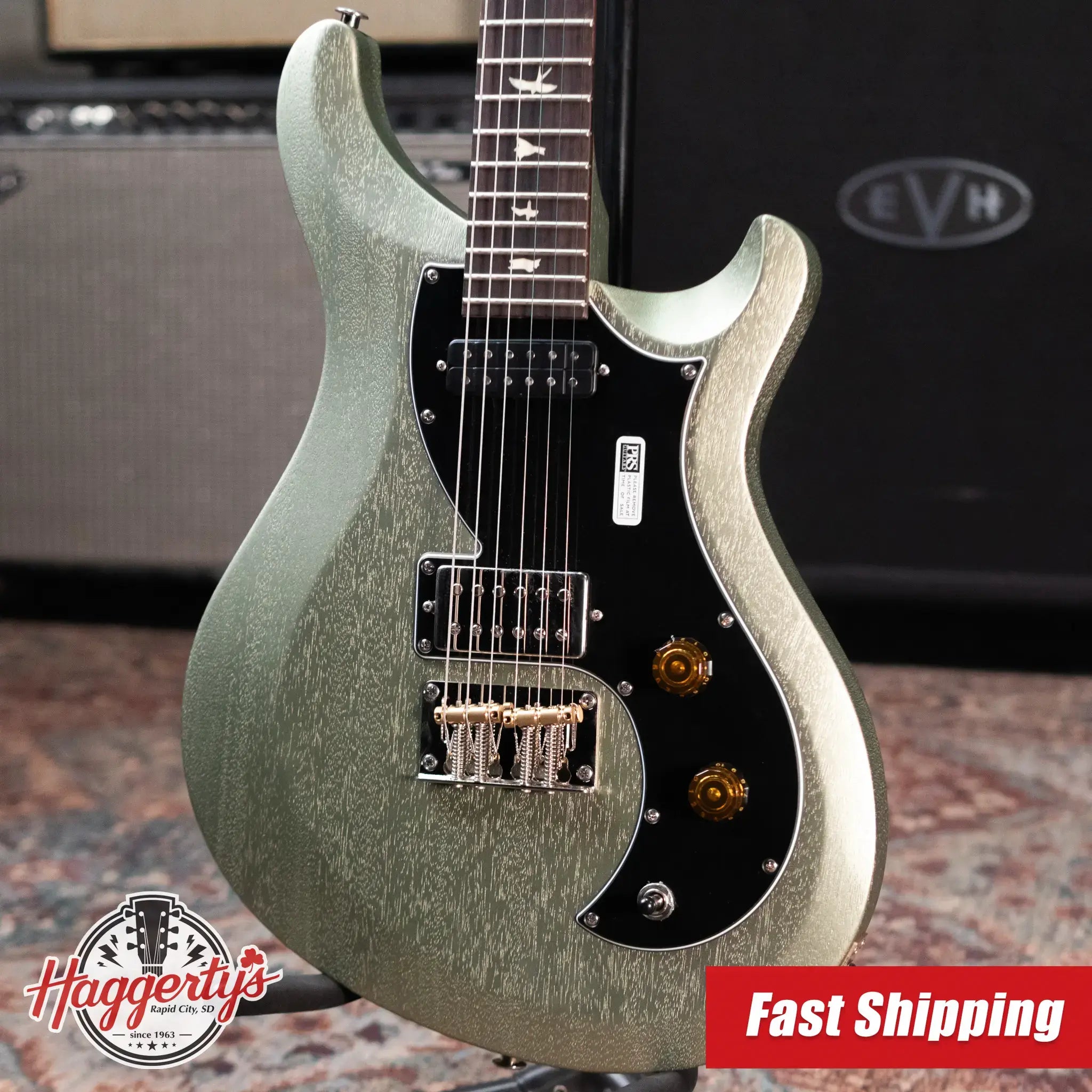 PRS S2 Vela Satin Electric Guitar - Mavis Mint Metallic with Gig Bag