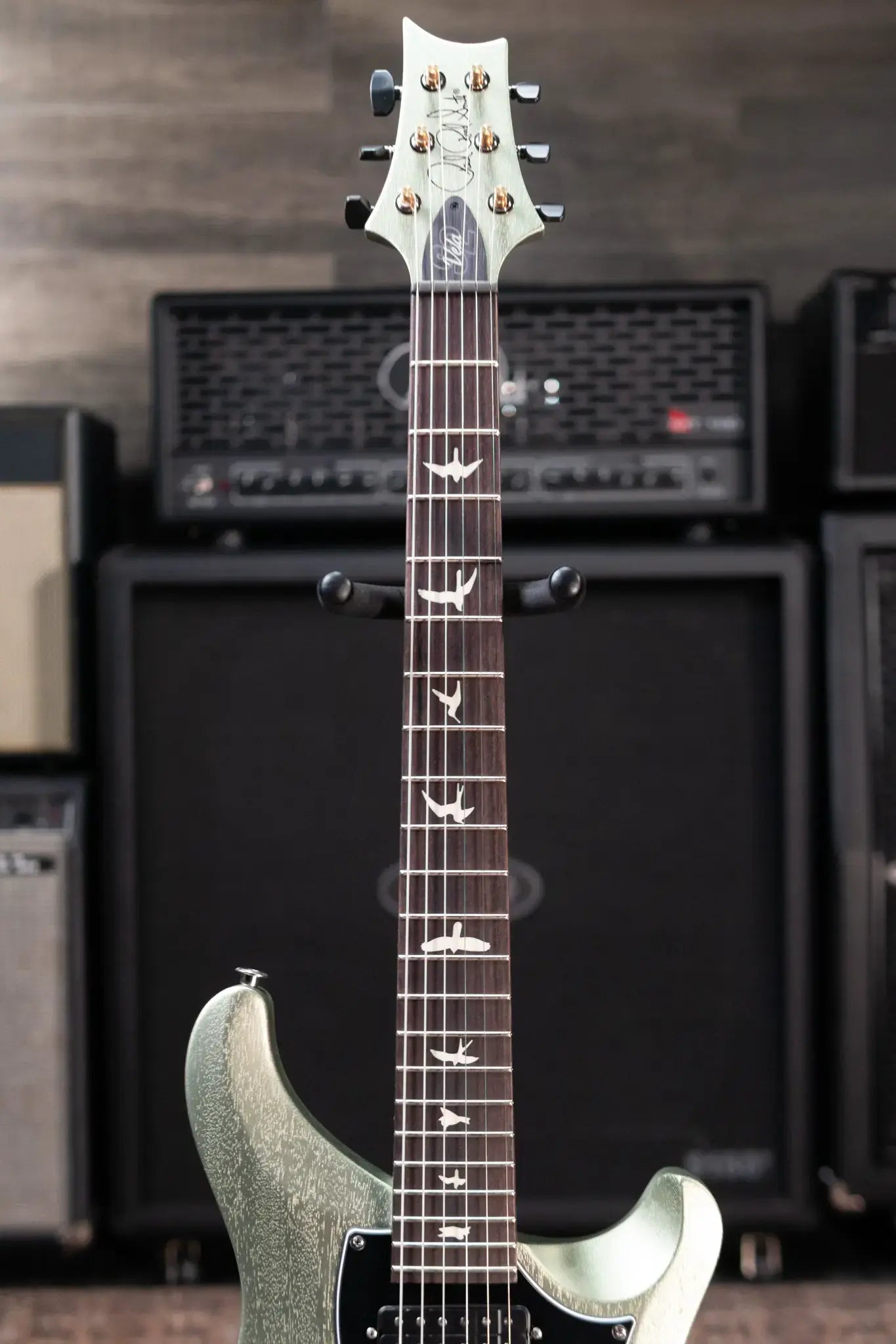 PRS S2 Vela Satin Electric Guitar - Mavis Mint Metallic with Gig Bag