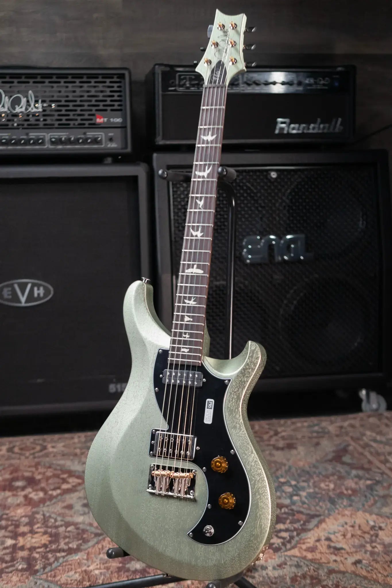 PRS S2 Vela Satin Electric Guitar - Mavis Mint Metallic with Gig Bag