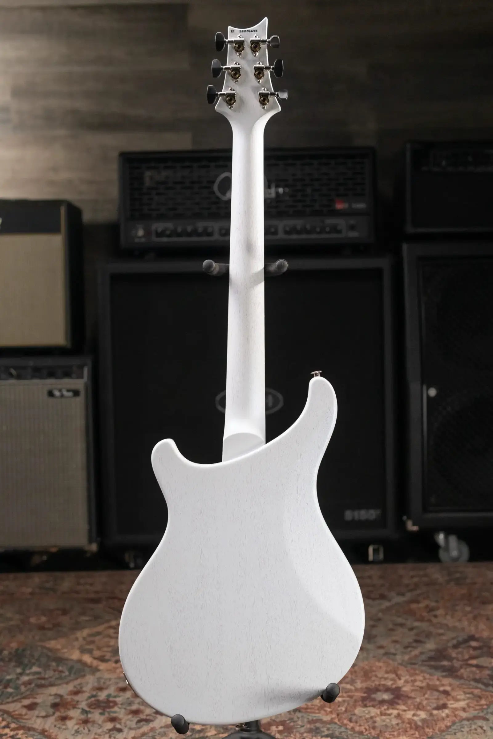 PRS S2 Vela Satin Electric Guitar - Pearl White with Gig Bag