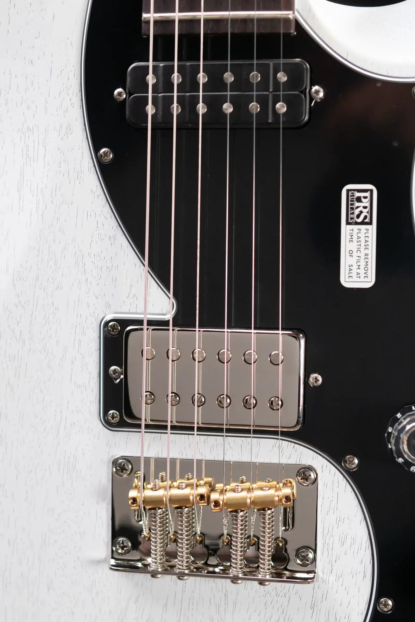 PRS S2 Vela Satin Electric Guitar - Pearl White with Gig Bag