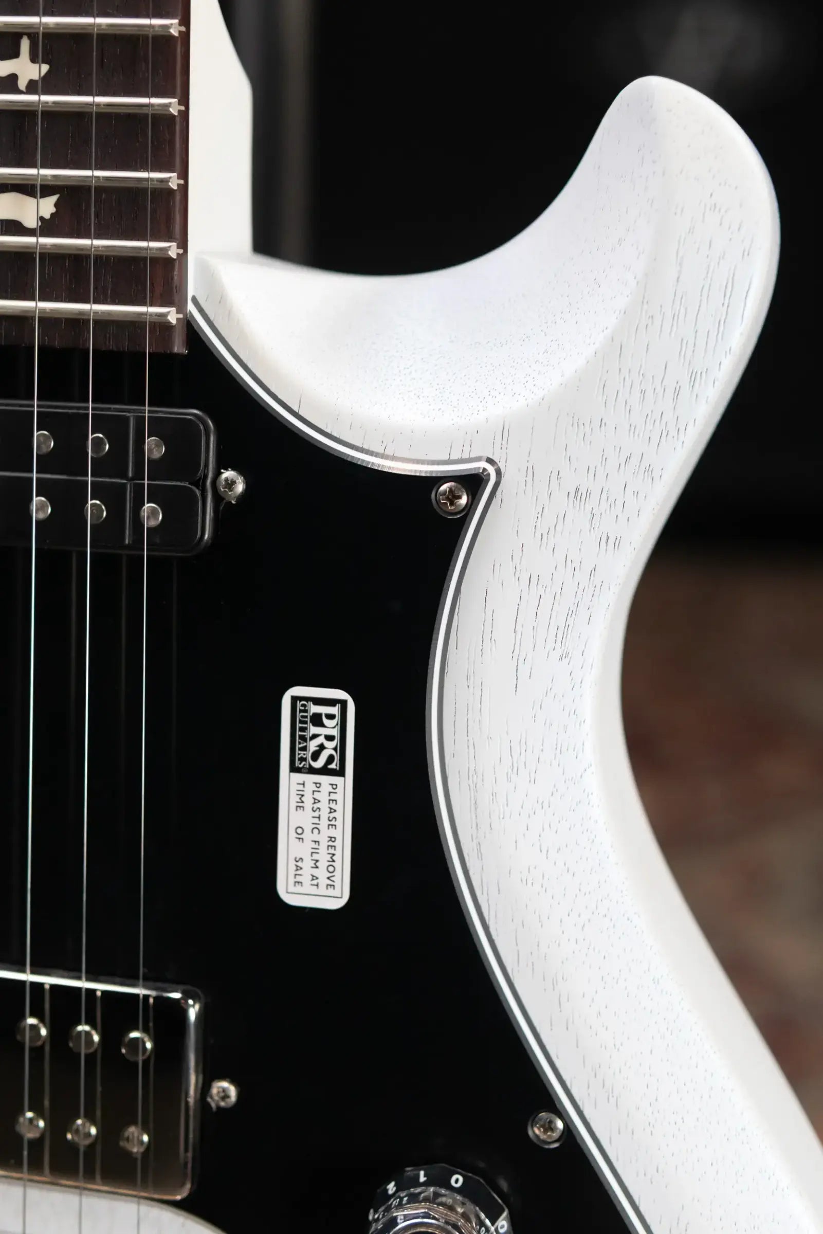 PRS S2 Vela Satin Electric Guitar - Pearl White with Gig Bag