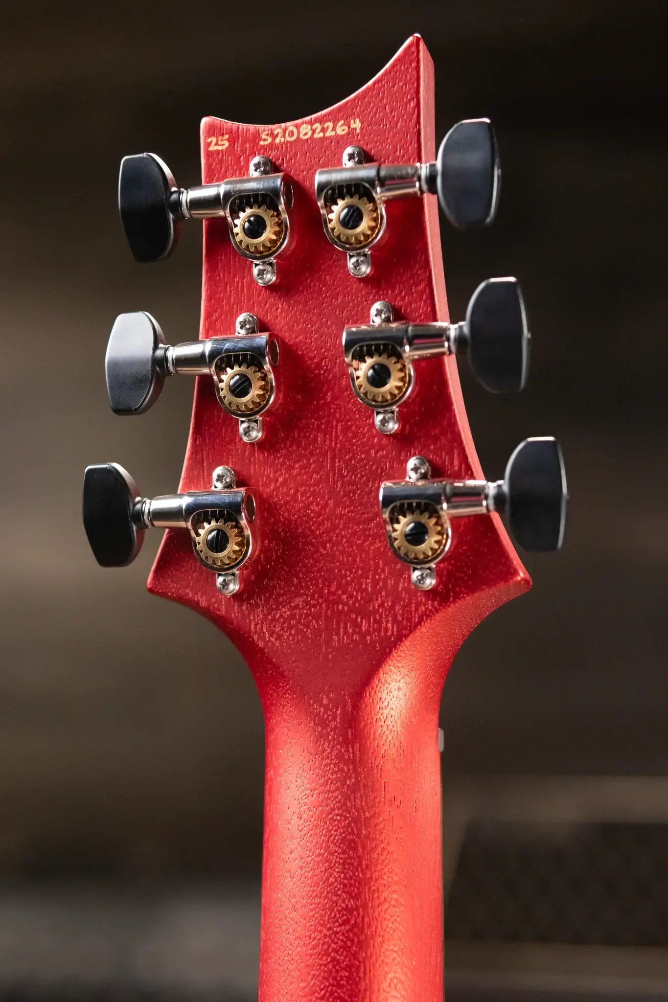 PRS S2 Vela Semi-Hollow Satin Electric Guitar - Red Apple Metallic with Gig Bag