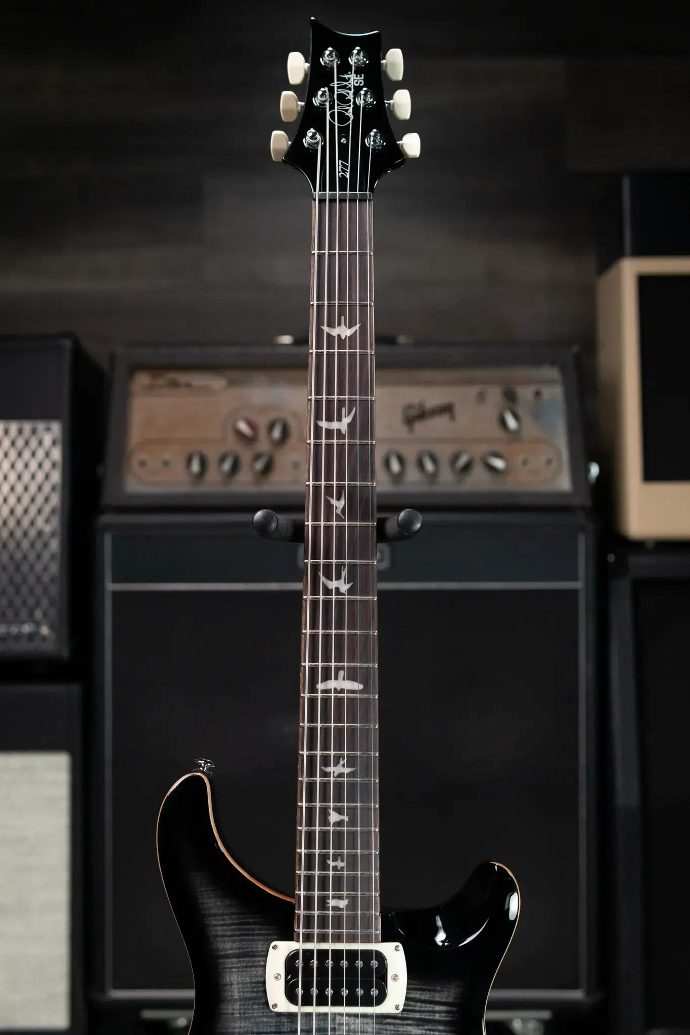 PRS SE 277 Baritone Electric Guitar - Charcoal Burst with Gig Bag