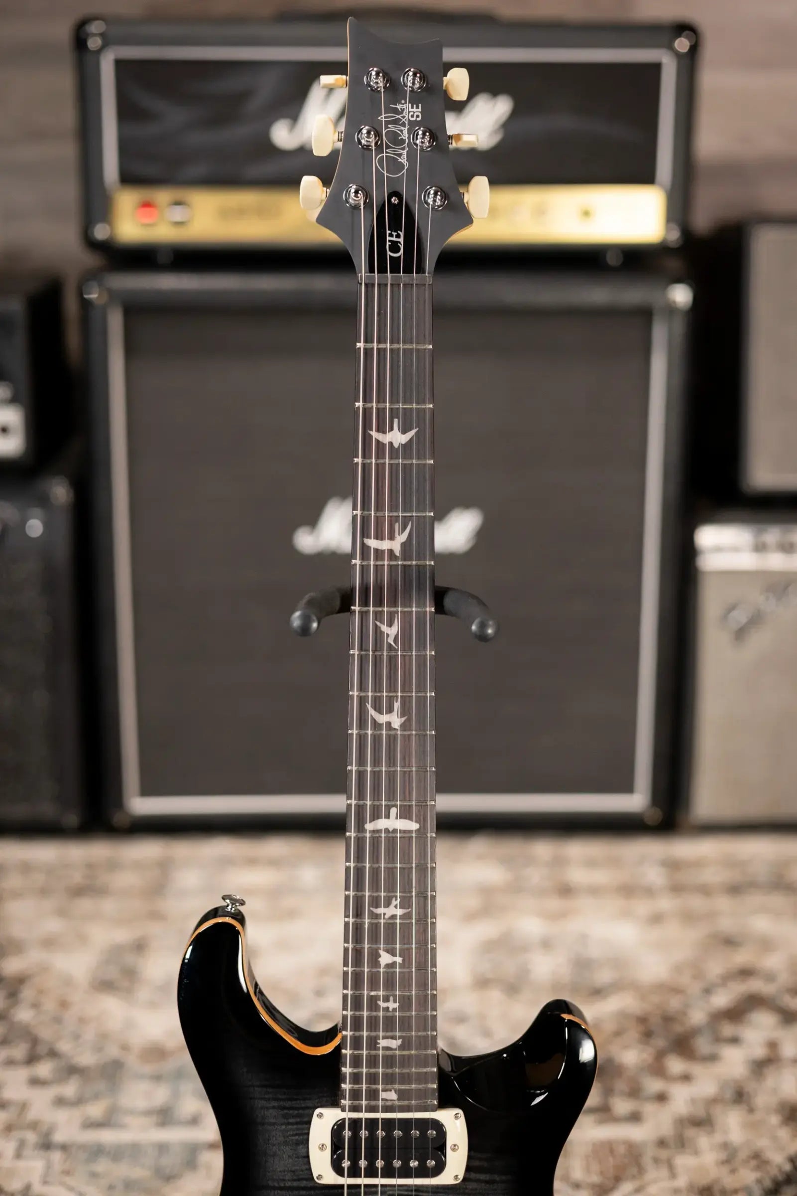 PRS SE CE 24 Electric Guitar - Charcoal Burst with Gig Bag