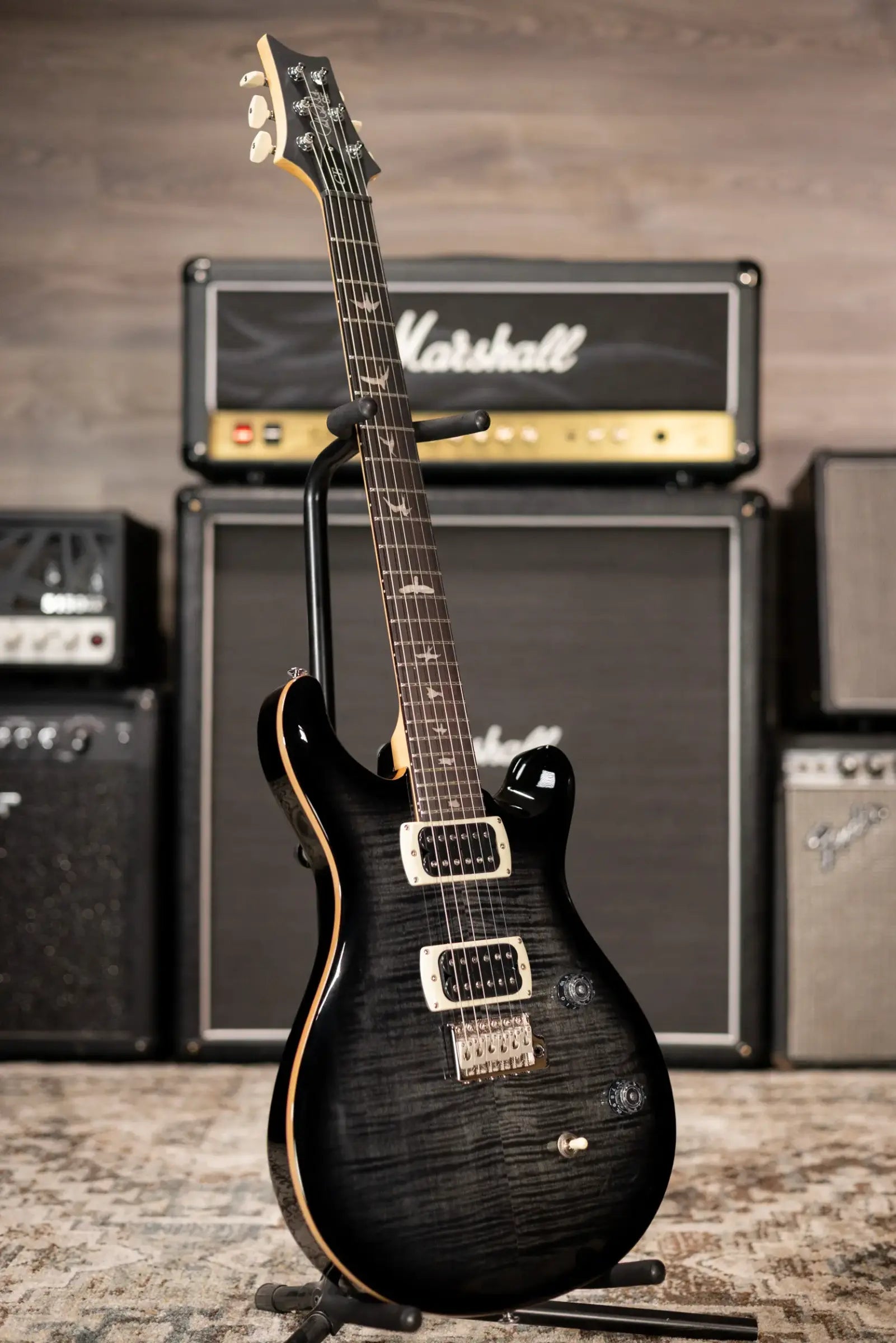 PRS SE CE 24 Electric Guitar - Charcoal Burst with Gig Bag
