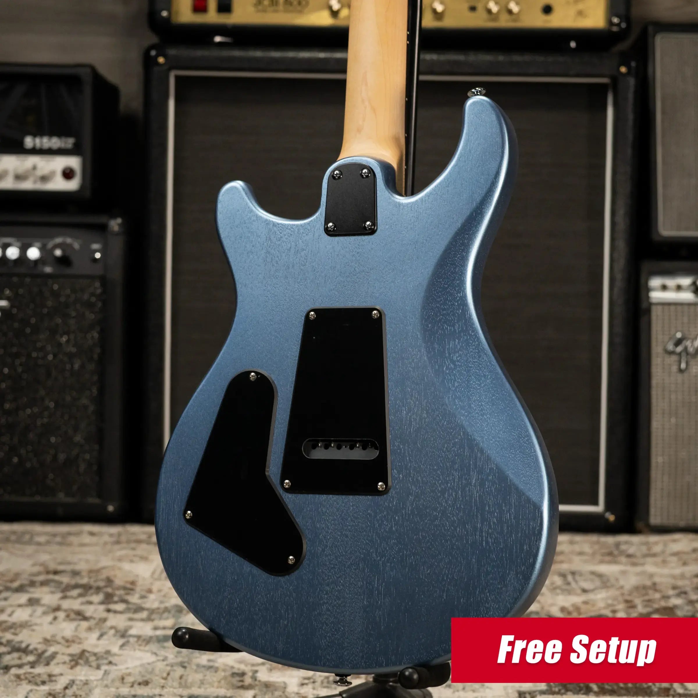 PRS SE CE 24 Electric Guitar - Ice Blue Metallic Satin with Gig Bag