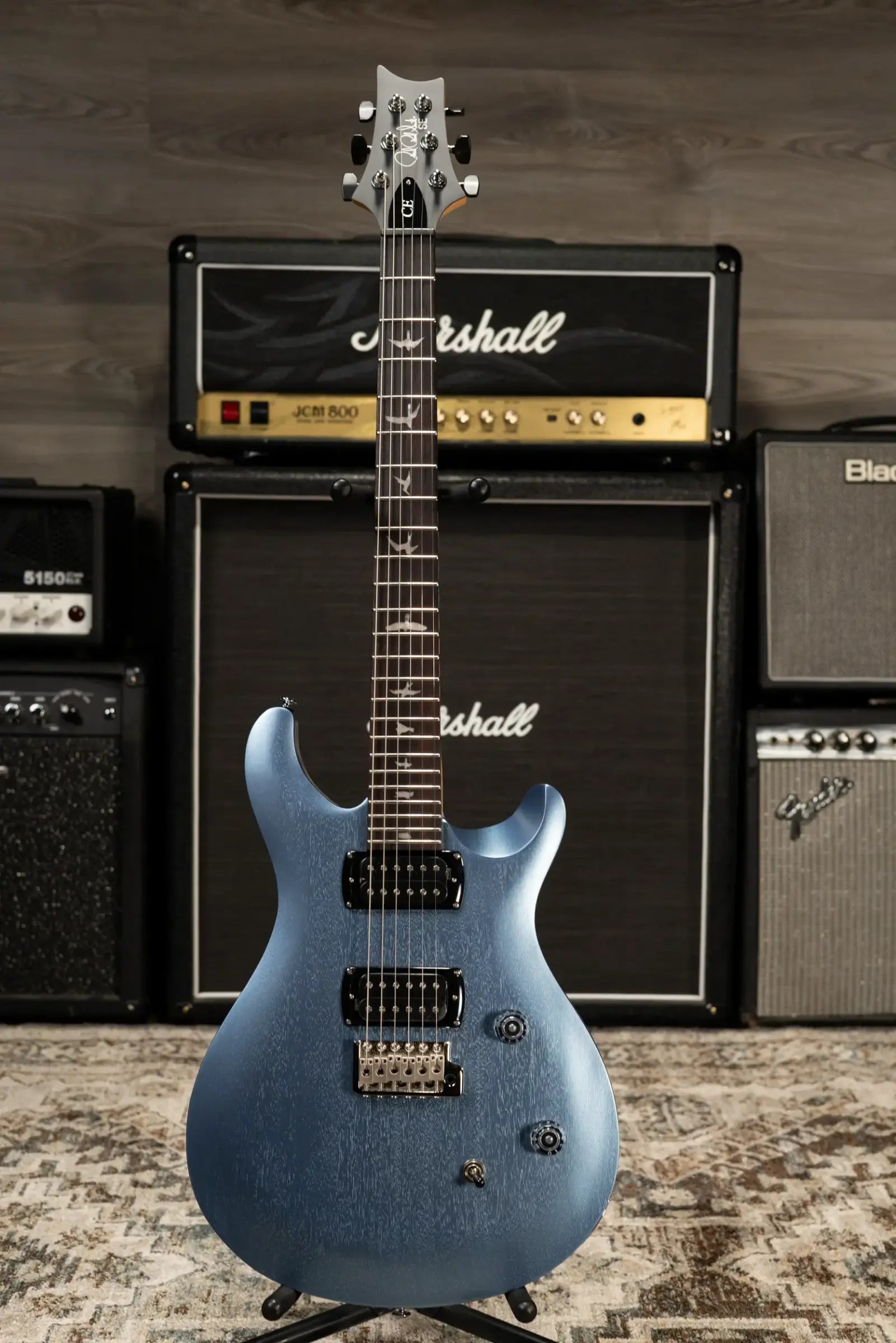 PRS SE CE 24 Electric Guitar - Ice Blue Metallic Satin with Gig Bag