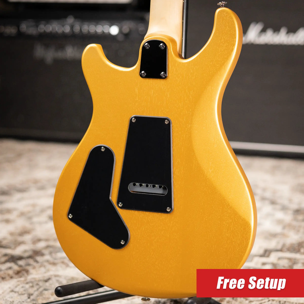 PRS SE CE 24 Electric Guitar - Metallic Gold Satin with Gig Bag