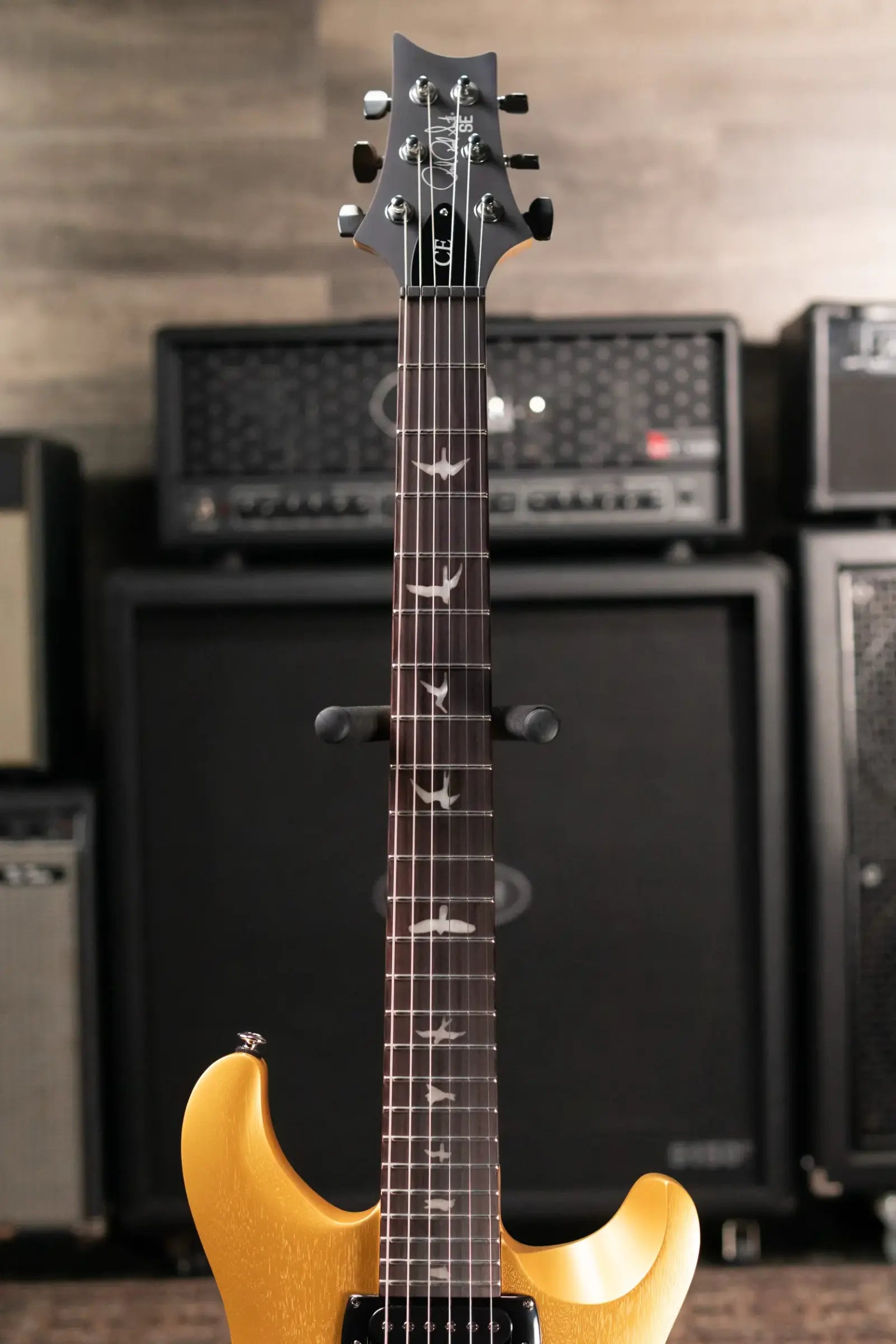 PRS SE CE 24 Electric Guitar - Metallic Gold Satin with Gig Bag