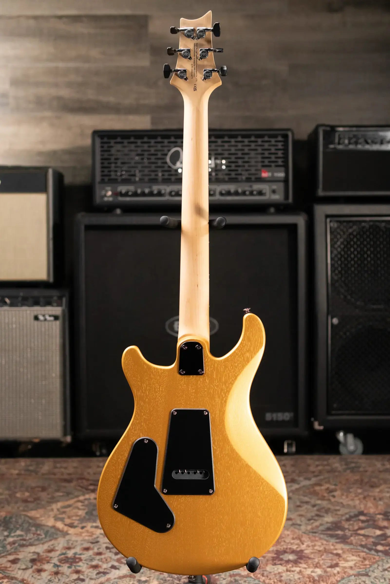 PRS SE CE 24 Electric Guitar - Metallic Gold Satin with Gig Bag