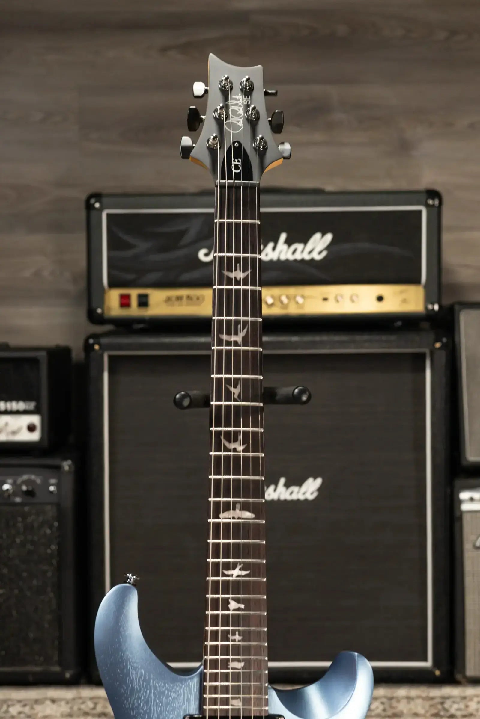 PRS SE CE 24 Solid Body Electric Guitar - Ice Blue Metallic with Gig Bag