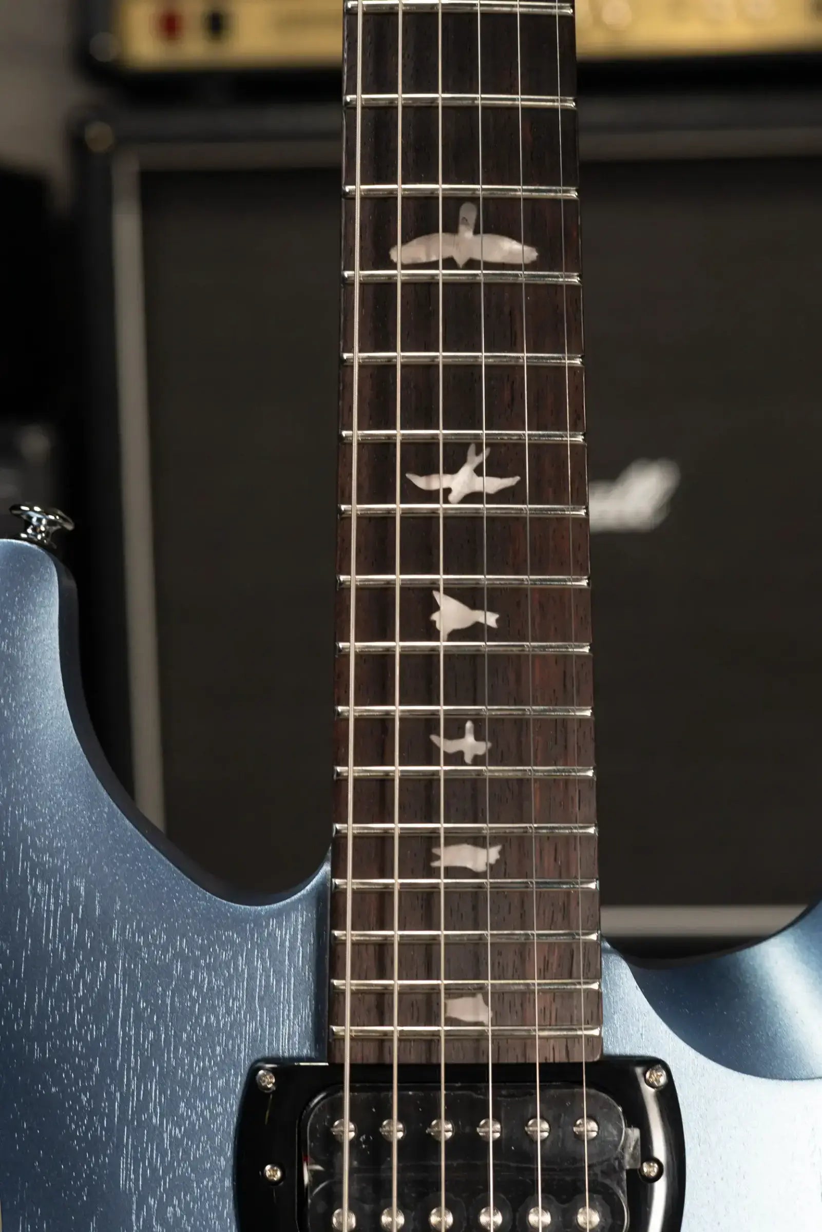 PRS SE CE 24 Solid Body Electric Guitar - Ice Blue Metallic with Gig Bag