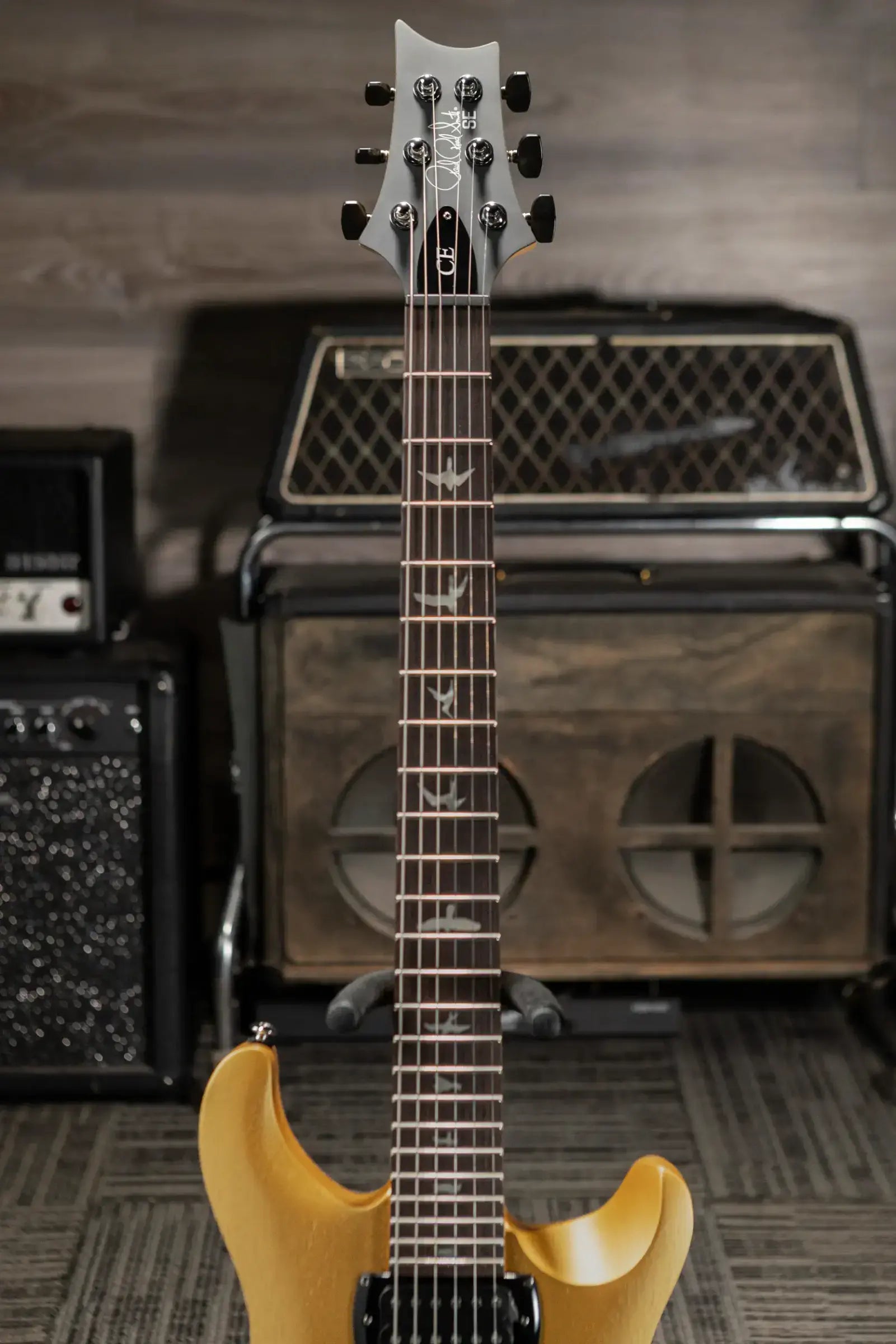 PRS SE CE 24 Solid Body Electric Guitar - Metallic Gold Stain with Gig Bag