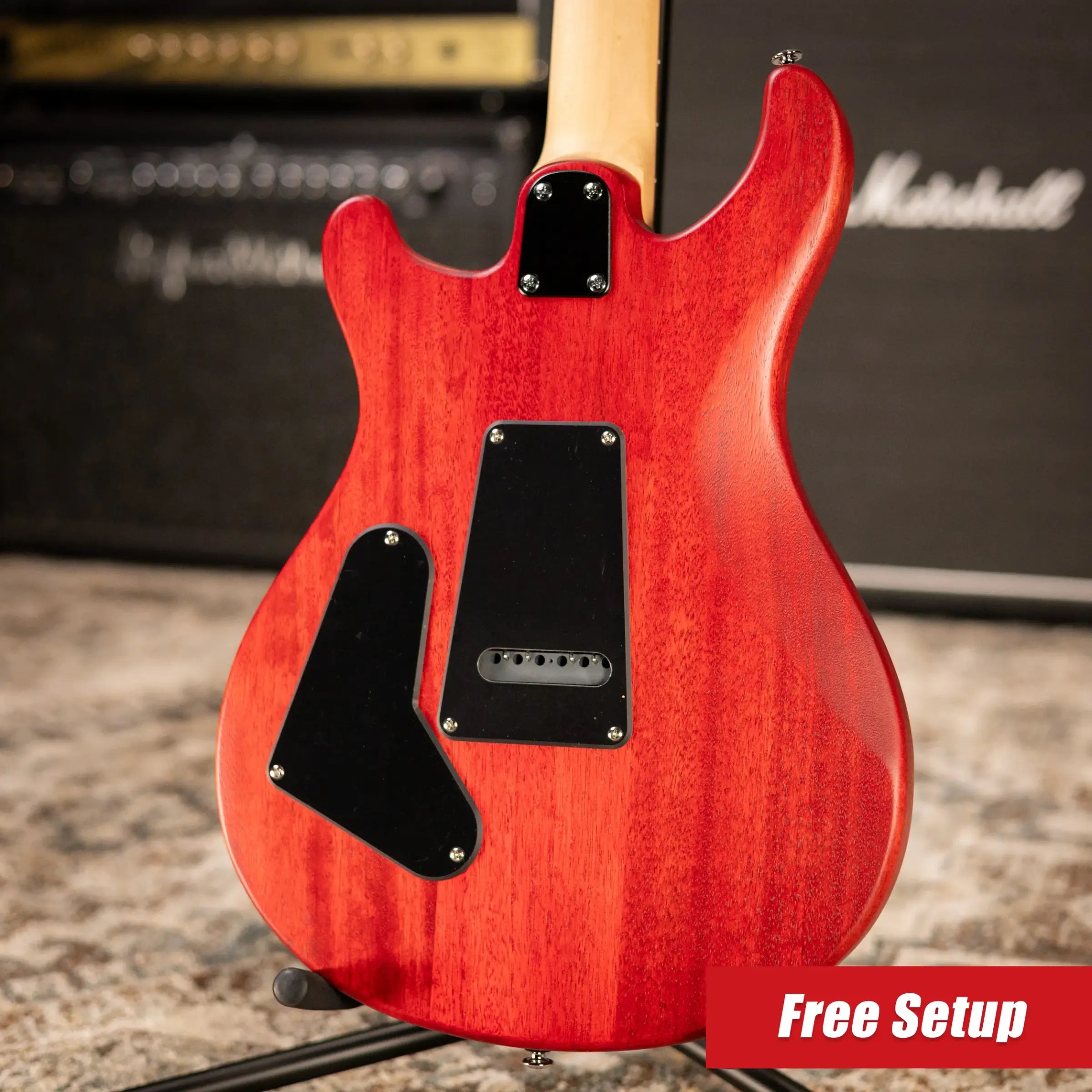 PRS SE CE 24 Solid Body Electric Guitar - Vintage Cherry with Gig Bag