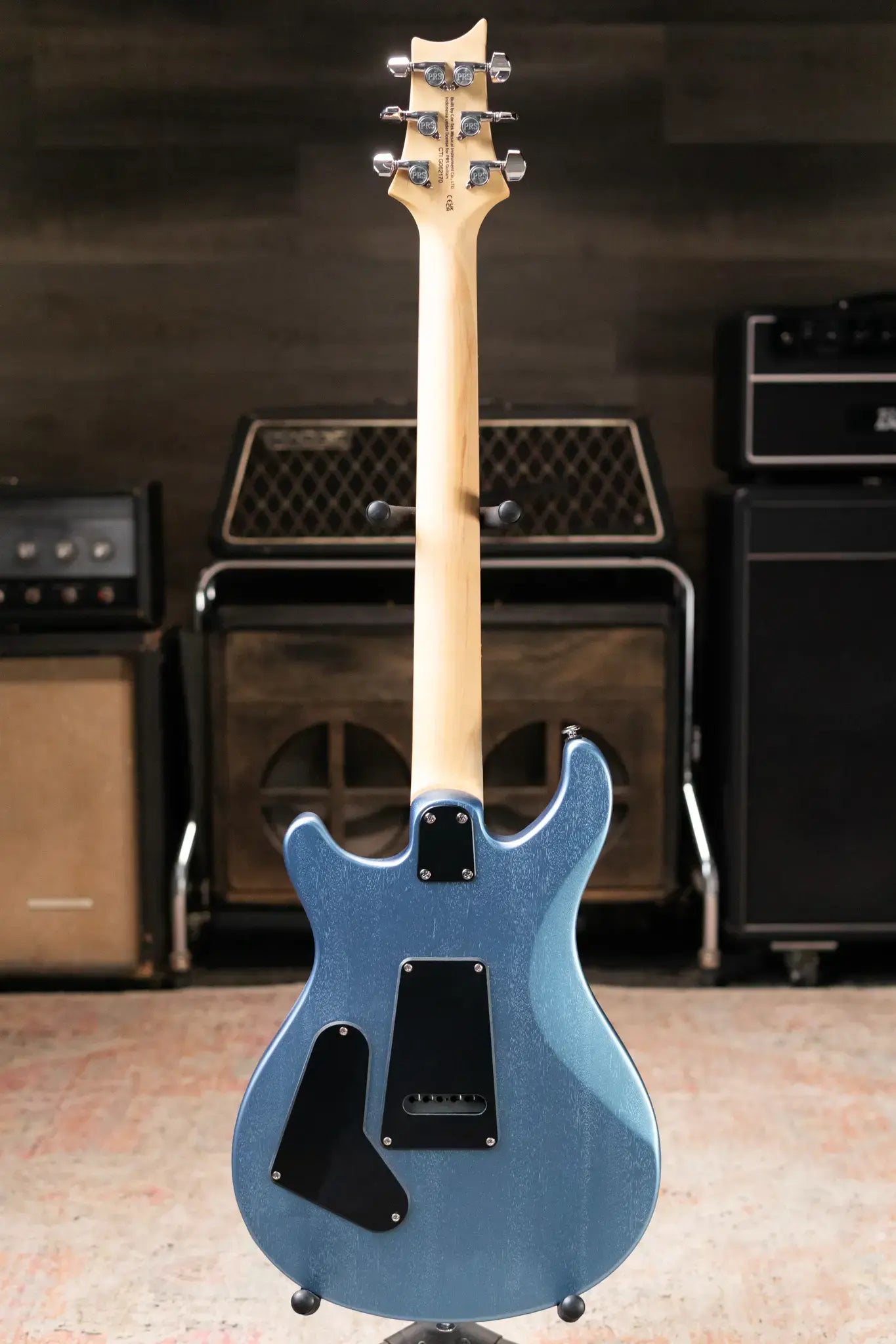 PRS SE CE 24 Standard Satin Electric Guitar - Ice Blue Metallic Satin with Gig Bag