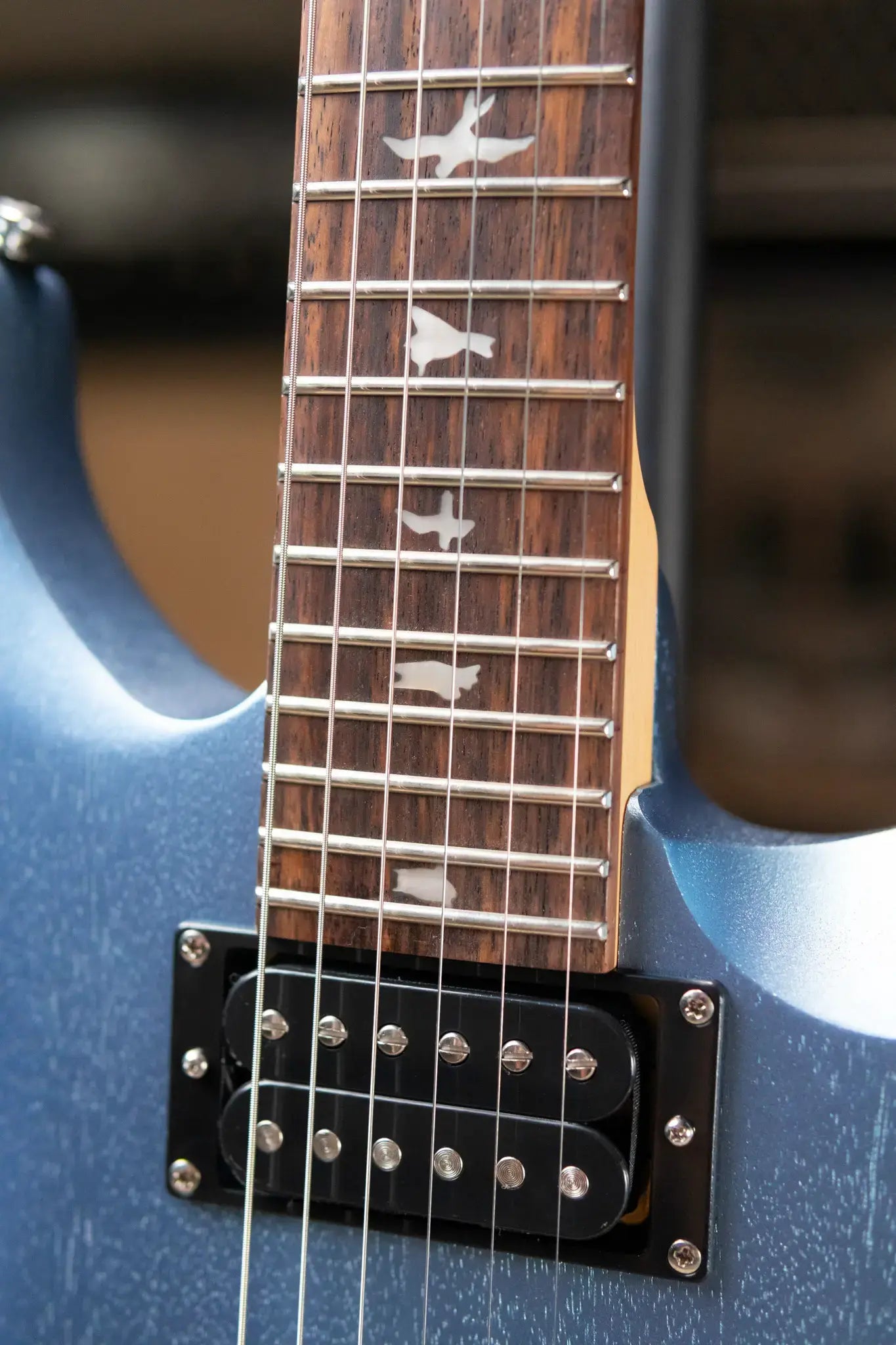 PRS SE CE 24 Standard Satin Electric Guitar - Ice Blue Metallic Satin with Gig Bag