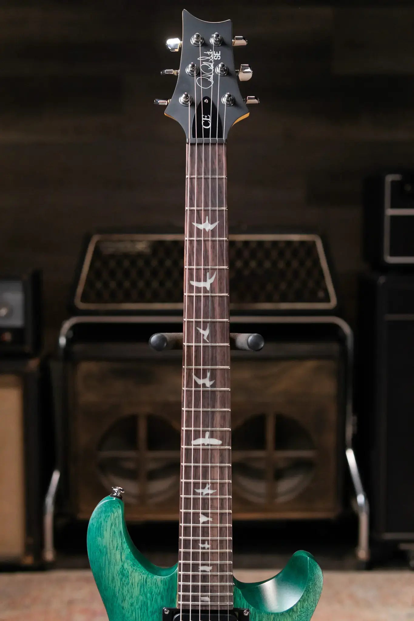 PRS SE CE 24 Standard Satin Electric Guitar - Turquoise with Gig Bag