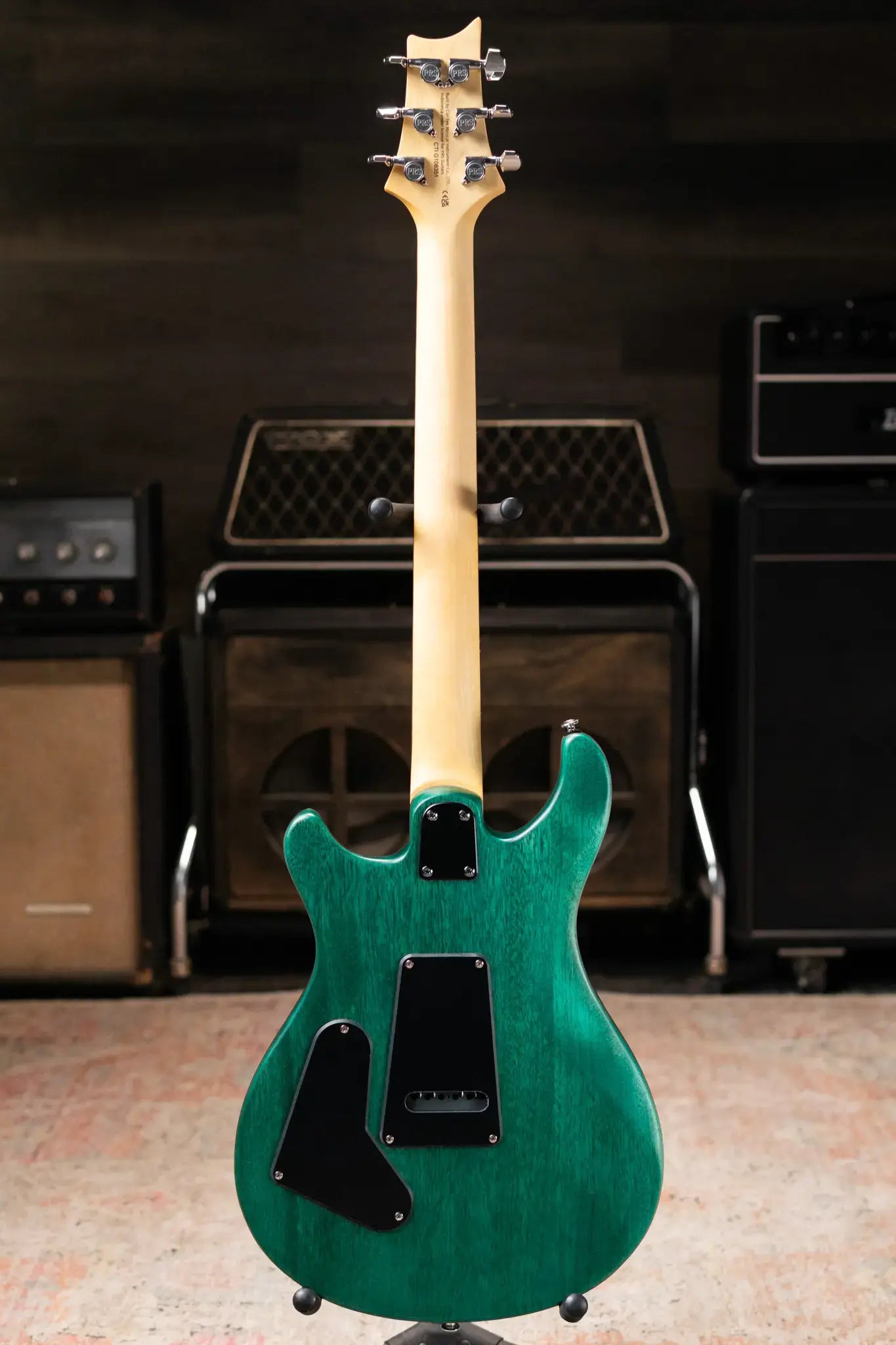 PRS SE CE 24 Standard Satin Electric Guitar - Turquoise with Gig Bag