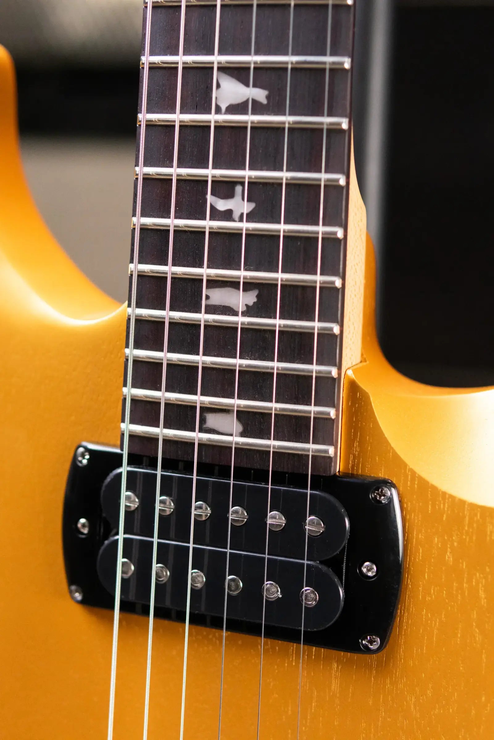 PRS SE CE 24 Standard Stoptail Electric Guitar - Metallic Gold Satin with Gig Bag