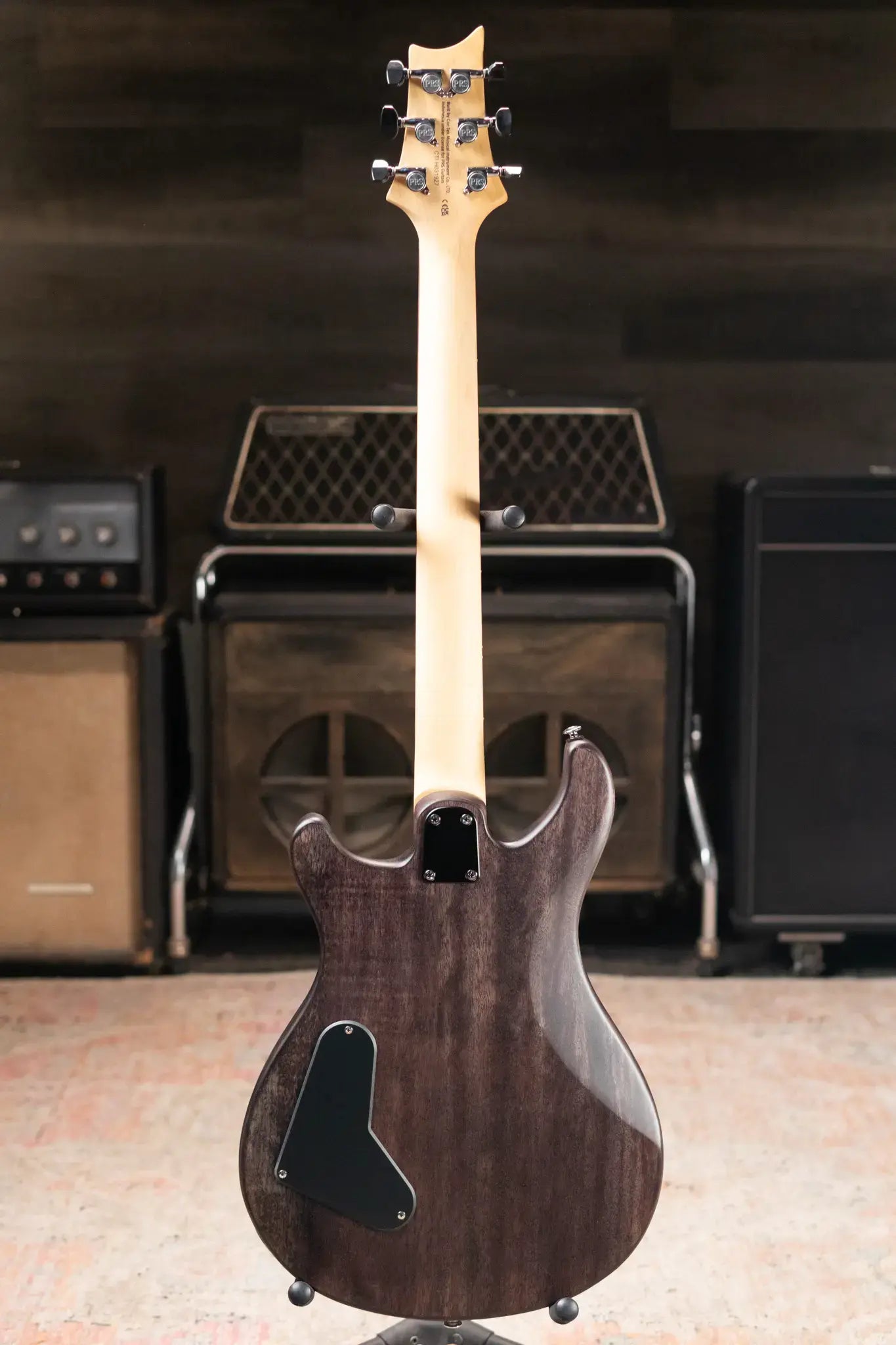 PRS SE CE 24 Standard Stoptail Satin Electric Guitar - Charcoal with Gig Bag