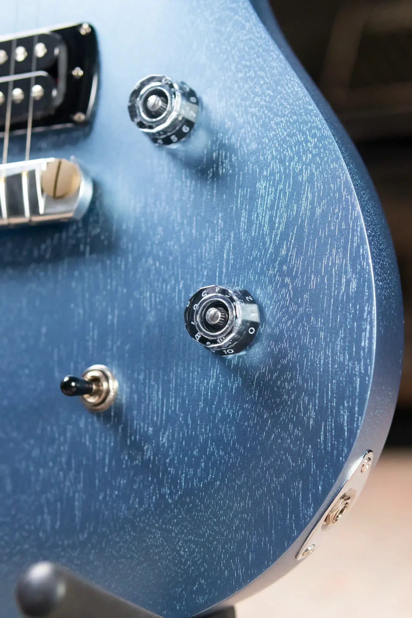 PRS SE CE 24 Standard Stoptail Satin Electric Guitar - Ice Blue Metallic with Gig Bag
