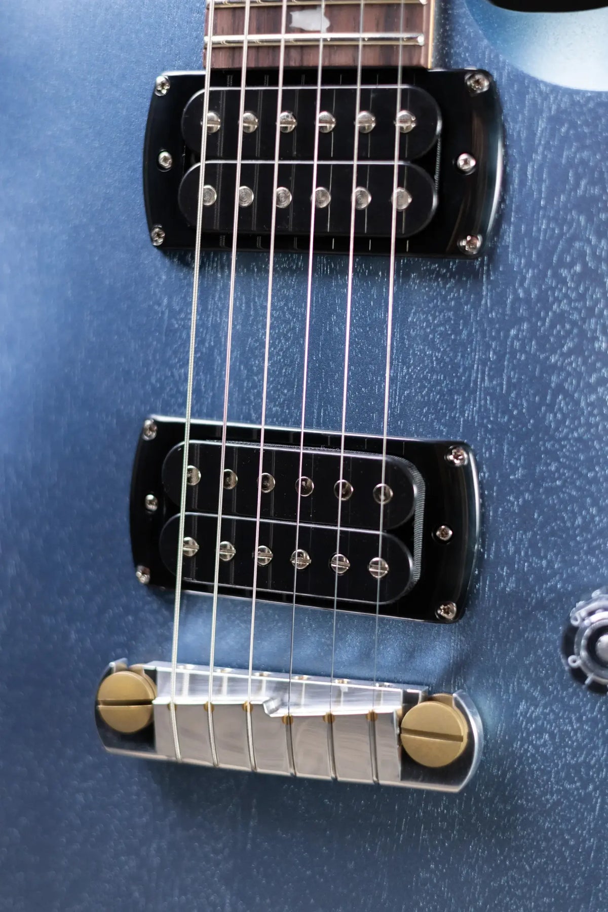 PRS SE CE 24 Standard Stoptail Satin Electric Guitar - Ice Blue Metallic with Gig Bag