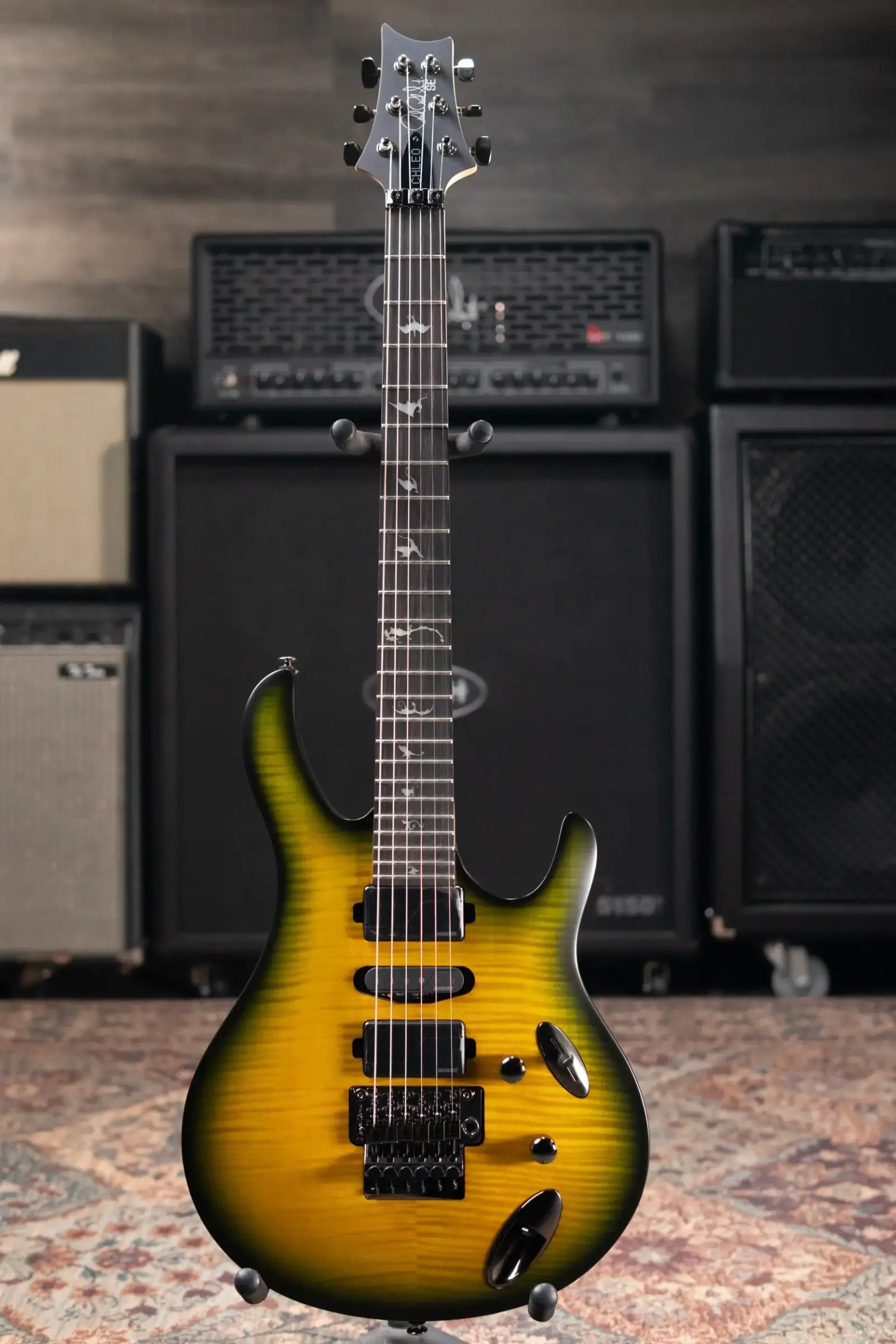 PRS SE Chleo Herman Li Signature Electric Guitar - Mantis Burst with Gig Bag