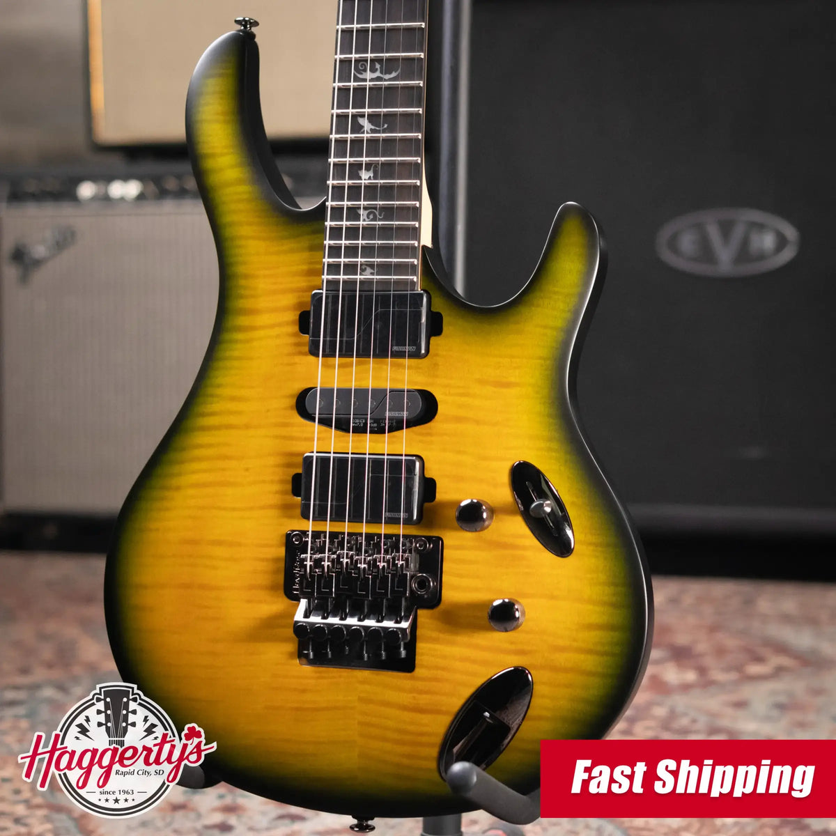 PRS SE Chleo Herman Li Signature Electric Guitar - Mantis Burst with Gig Bag - Demo