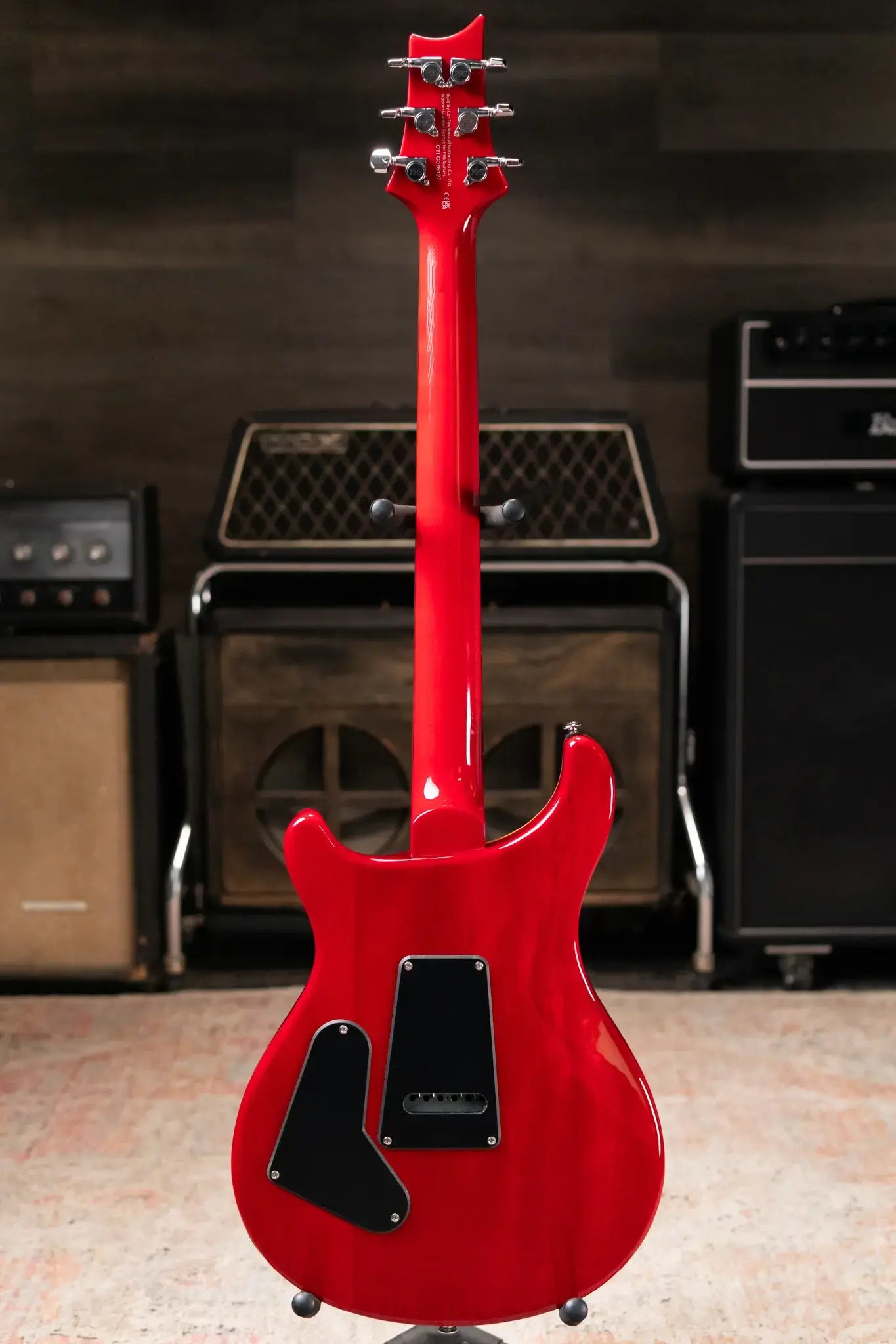 PRS SE Custom 24-08 Electric Guitar - Charcoal Cherry Burst with Gig Bag