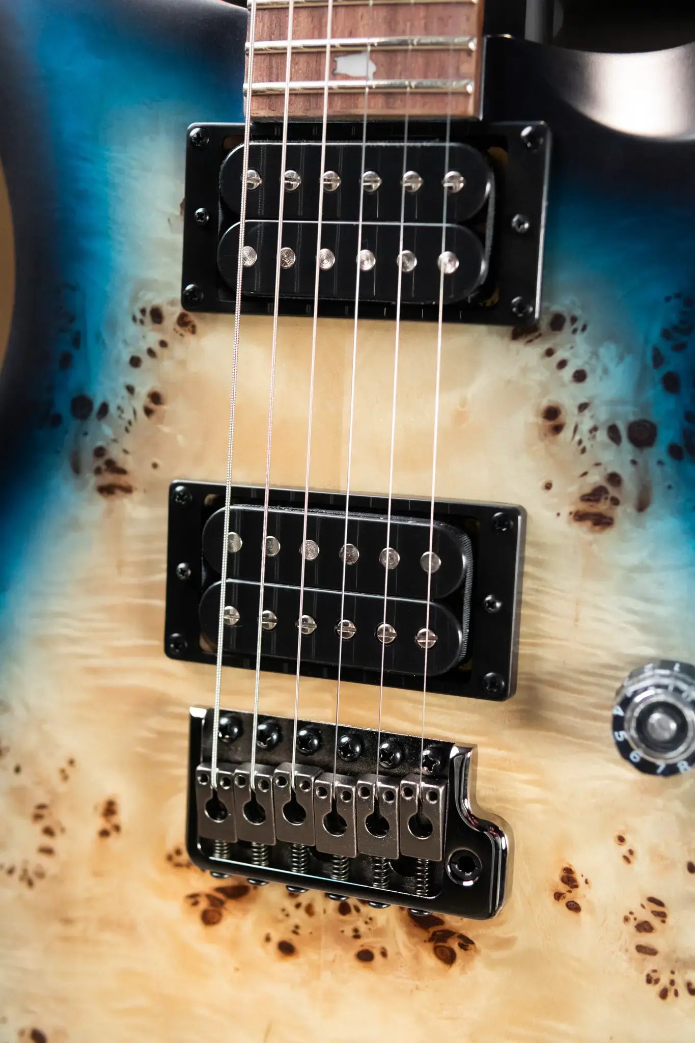 PRS SE Custom 24-08 Electric Guitar - Lake Blue Midnight Burst with Gig Bag