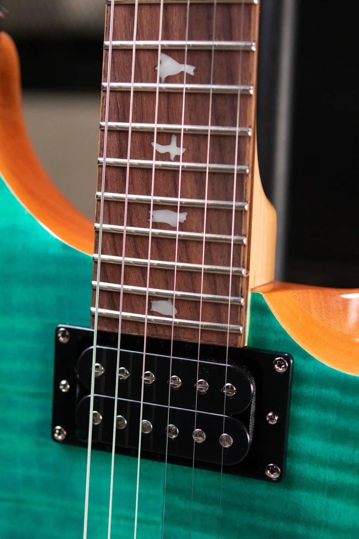 PRS SE Custom 24-08 Electric Guitar - Turquoise with Gig Bag - Demo