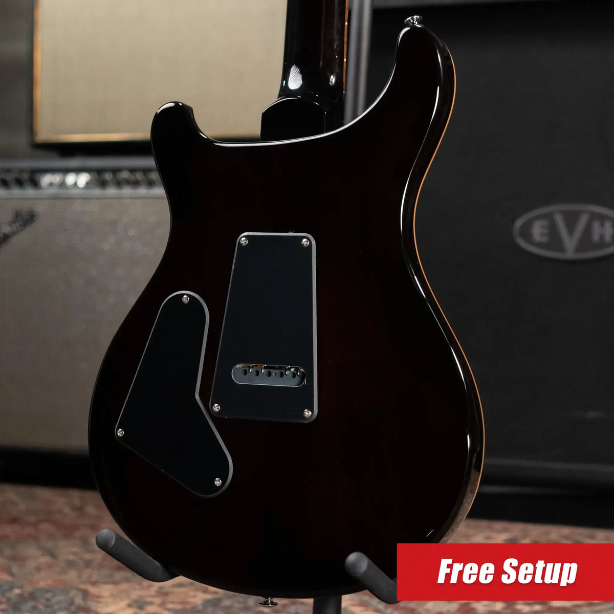 PRS SE Custom 24 Electric Guitar - Black Gold Sunburst with Gig Bag - Demo