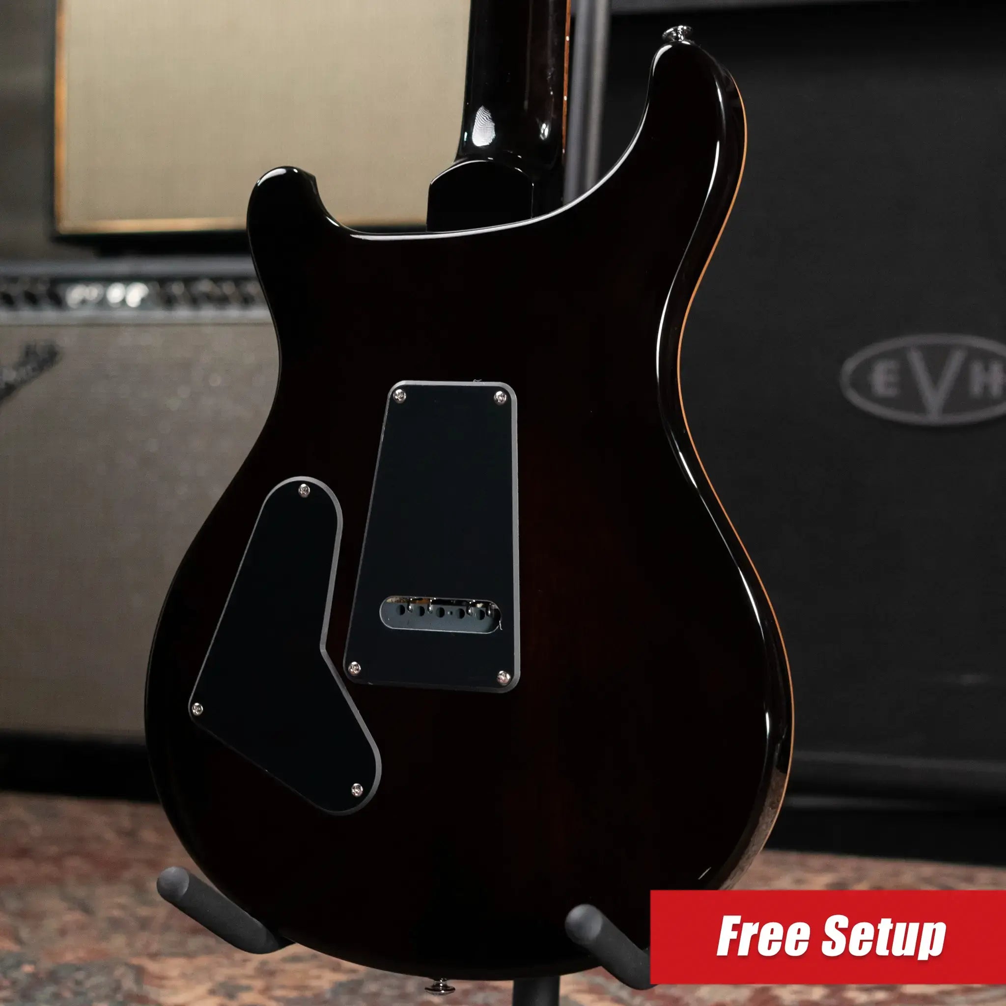 PRS SE Custom 24 Electric Guitar - Black Gold Sunburst with Gig Bag