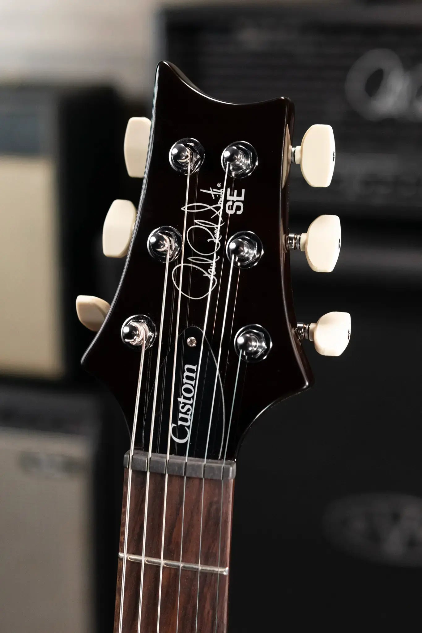 PRS SE Custom 24 Electric Guitar - Black Gold Sunburst with Gig Bag