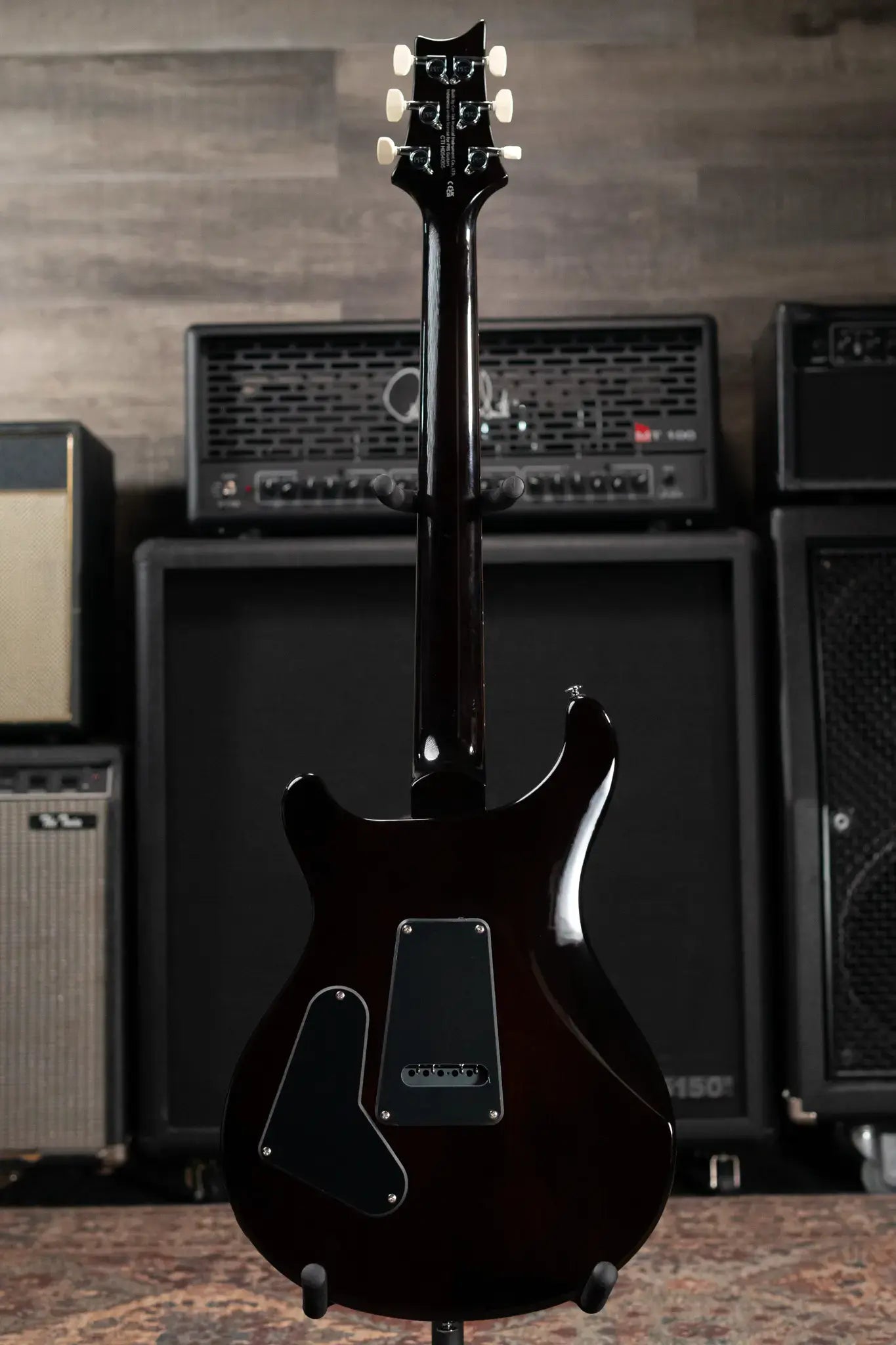 PRS SE Custom 24 Electric Guitar - Black Gold Sunburst with Gig Bag