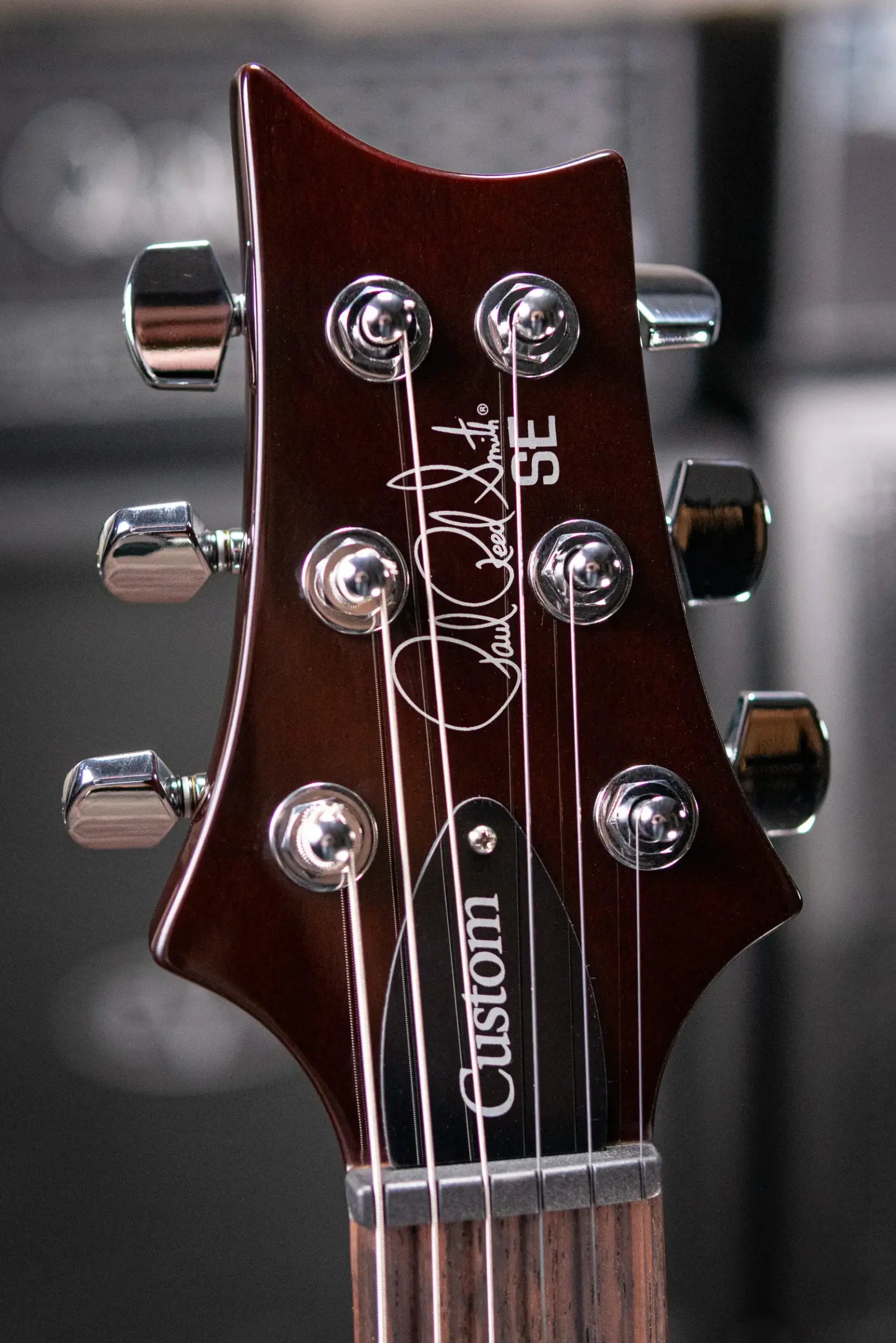 PRS SE Custom 24 Electric Guitar - Orange Tiger Smokeburst with Gig Bag