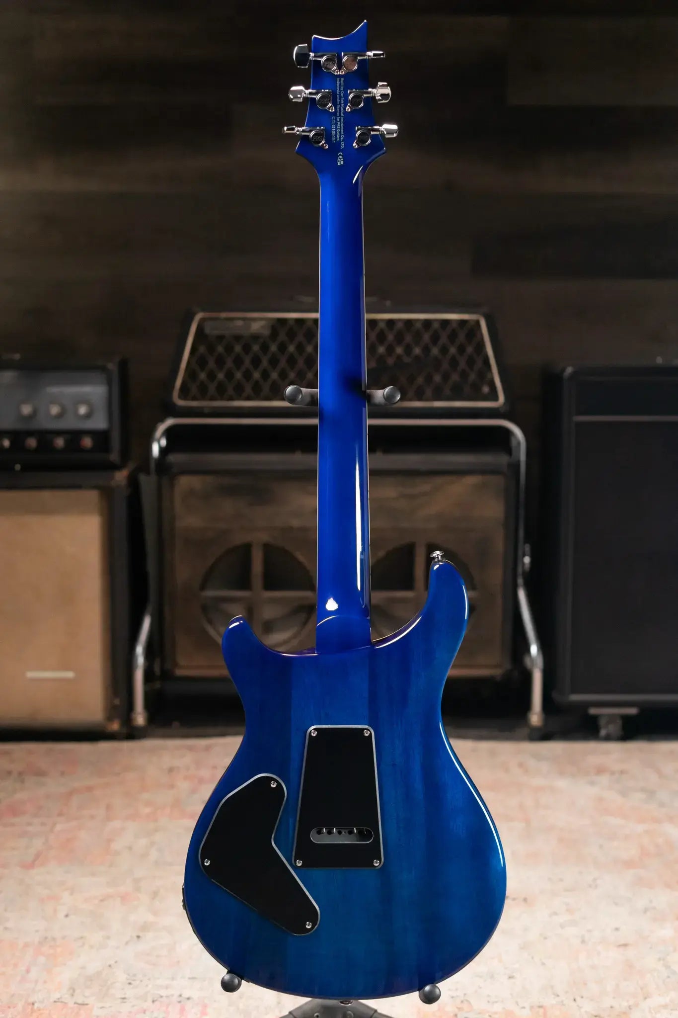 PRS SE Custom 24 Semi-Hollow Piezo Electric Guitar - Lake Blue with Gig Bag