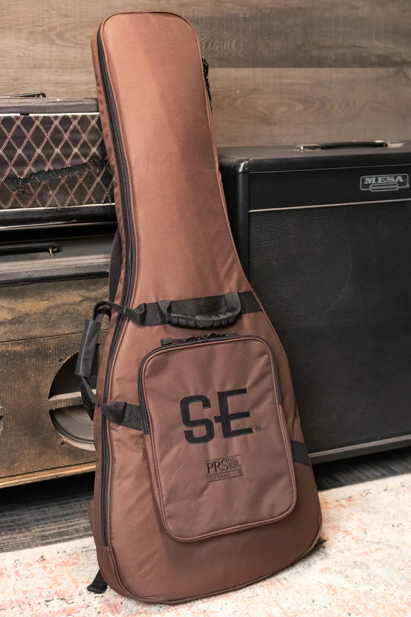 PRS SE Custom 24 Semi-Hollow Piezo Electric Guitar - Lake Blue with Gig Bag