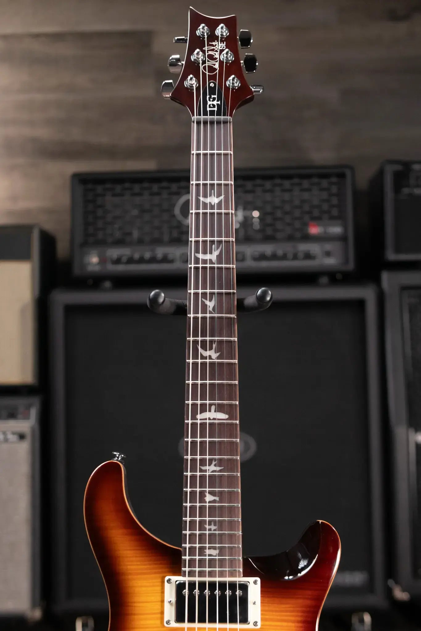 PRS SE DGT David Grissom Electric Guitar - McCarty Tobacco Sunburst with Gig Bag