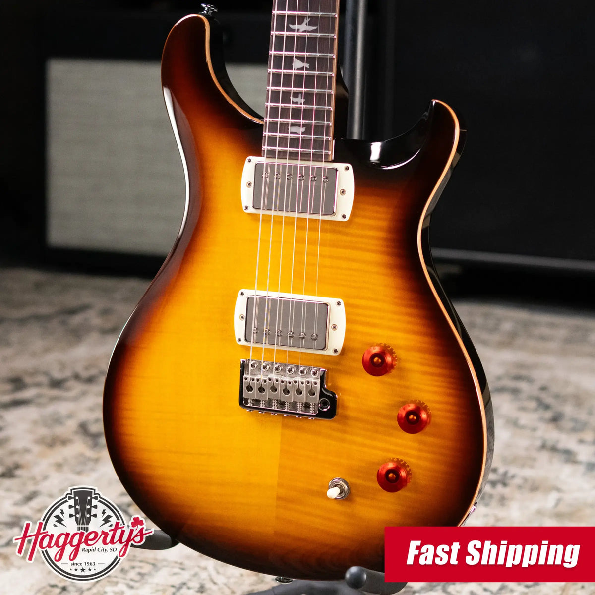PRS SE DGT David Grissom Electric Guitar - McCarty Tobacco Sunburst with Gig Bag - Demo