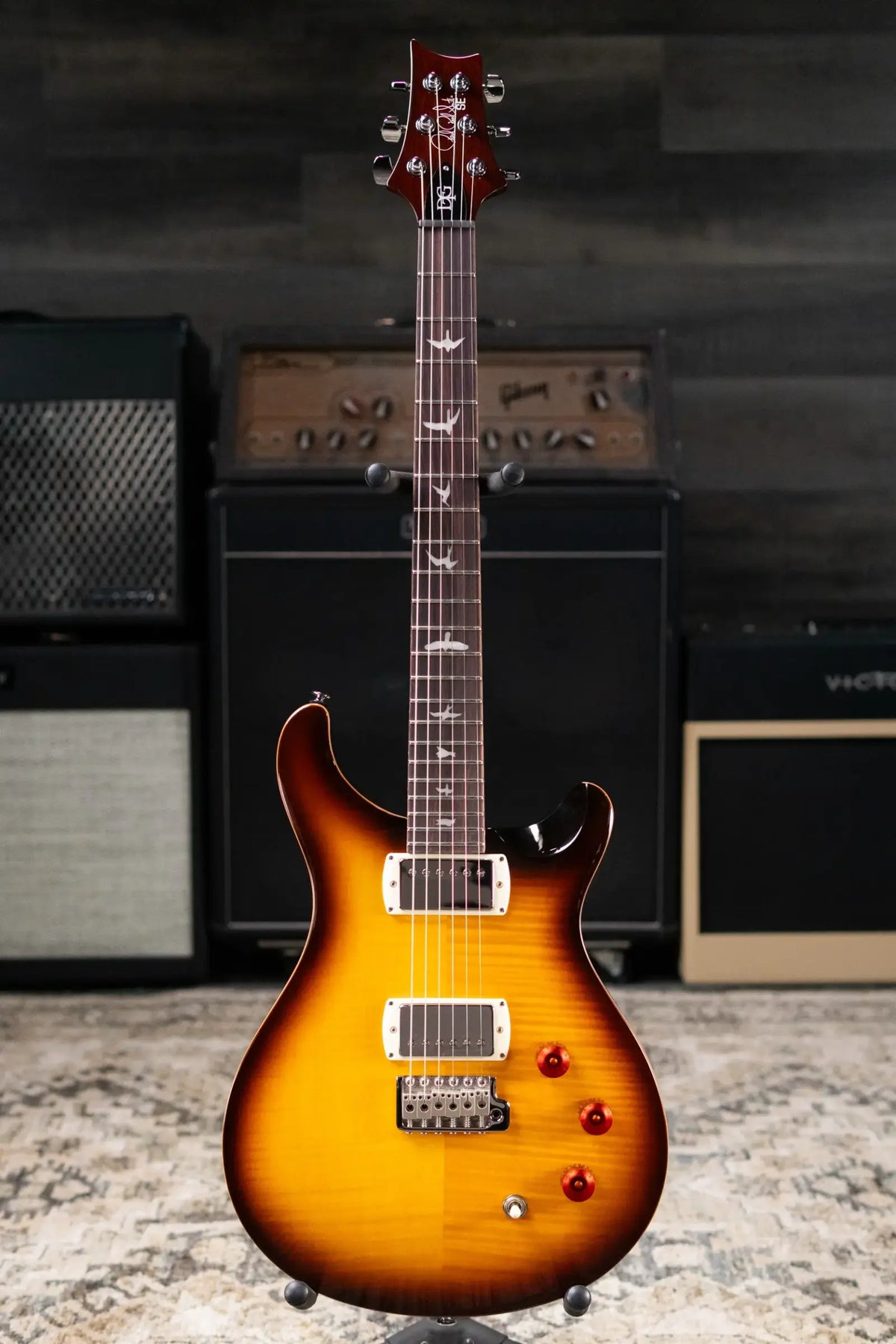 PRS SE DGT David Grissom Electric Guitar - McCarty Tobacco Sunburst with Gig Bag - Demo