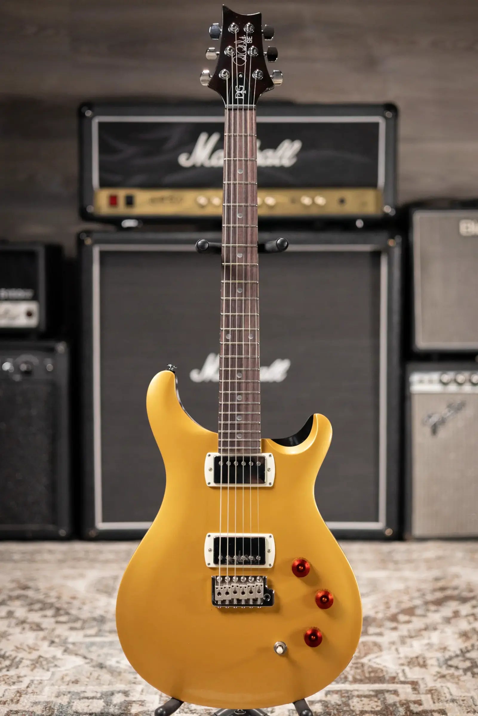 PRS SE David Grissom Electric Guitar - Gold Top with Gig Bag
