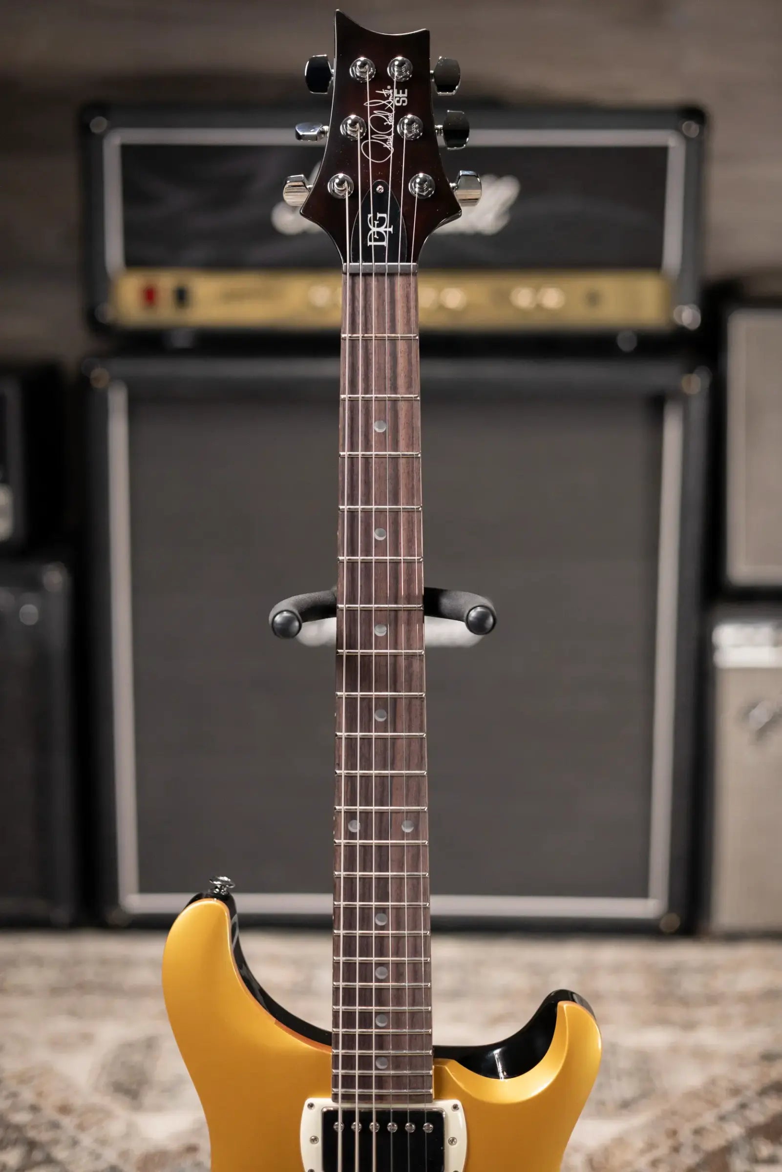 PRS SE David Grissom Electric Guitar - Gold Top with Gig Bag