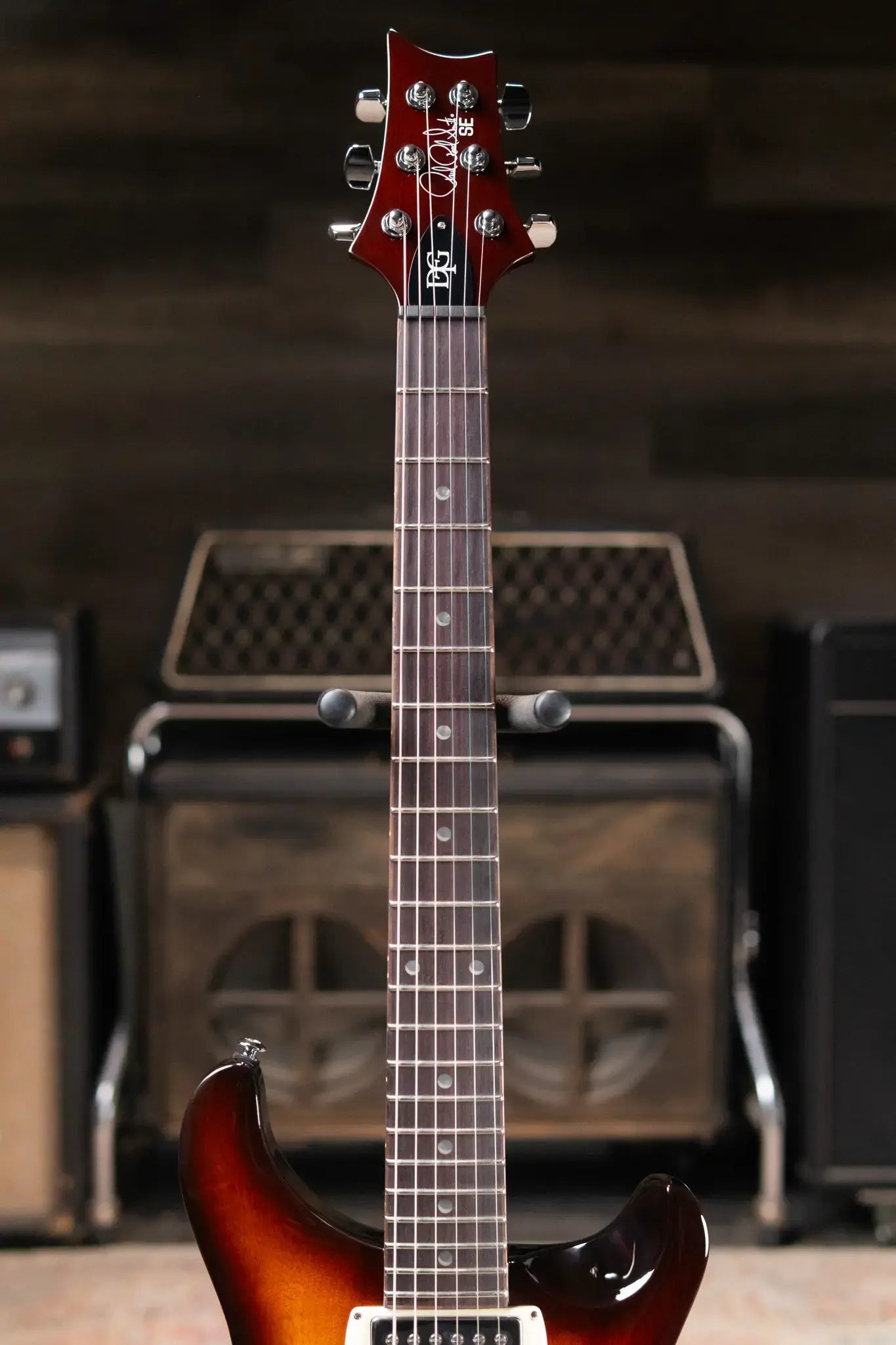 PRS SE David Grissom Standard Electric Guitar - McCarty Tobacco Sunburst with Gig Bag