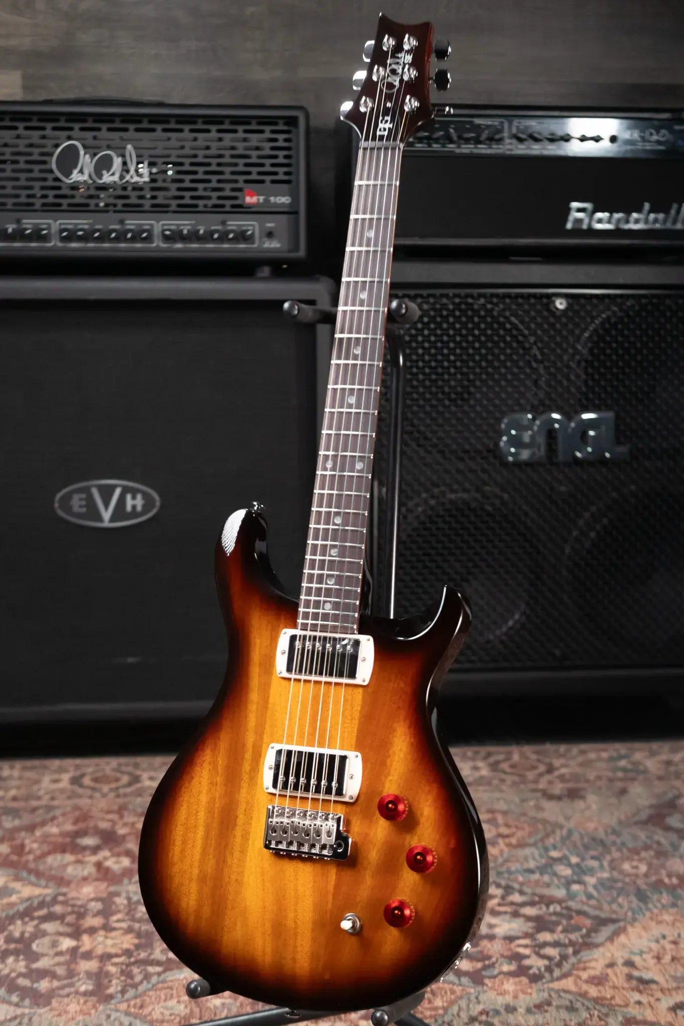 PRS SE David Grissom Standard Electric Guitar - McCarty Tobacco Sunburst with Gig Bag