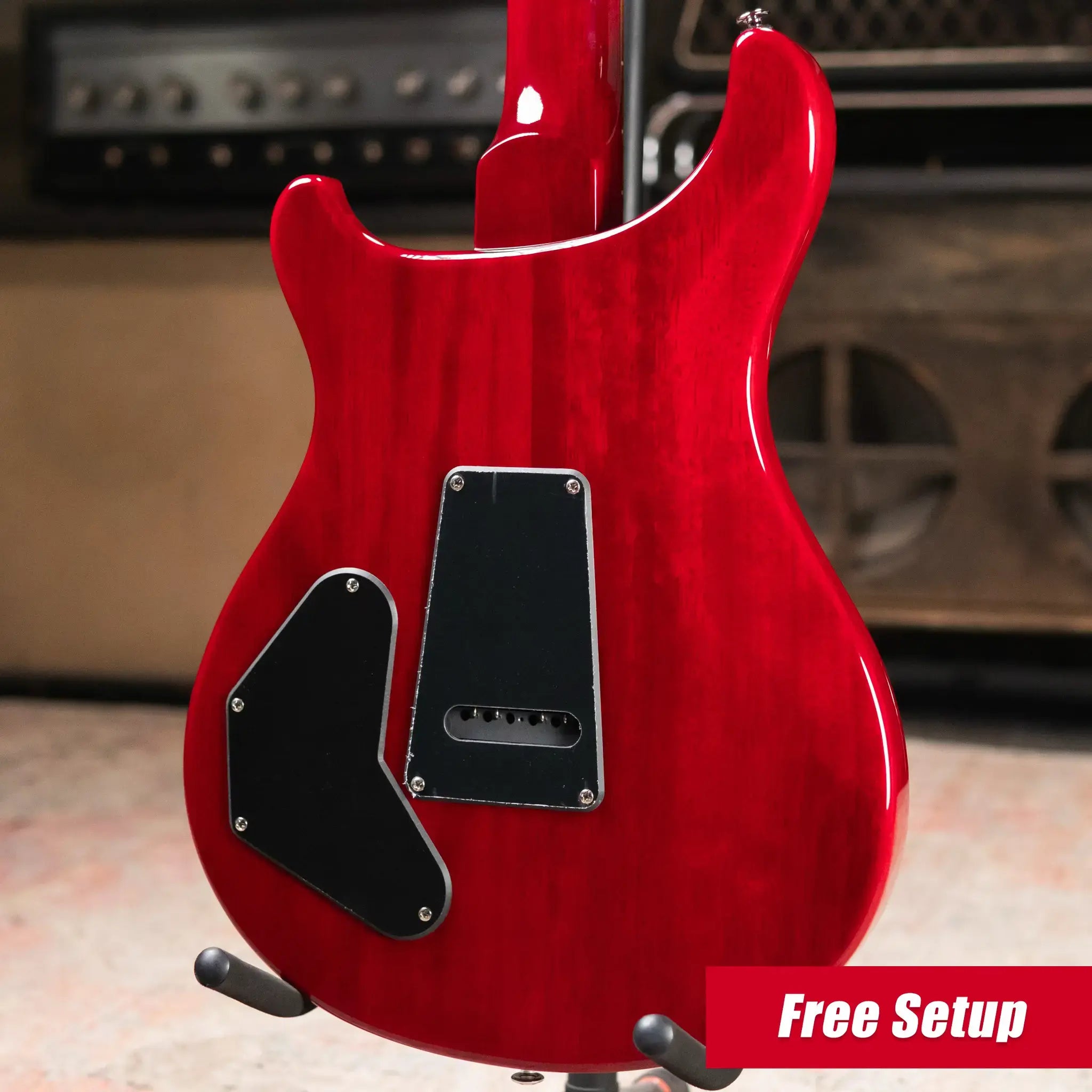 PRS SE David Grissom Standard Electric Guitar - Vintage Cherry with Gig Bag