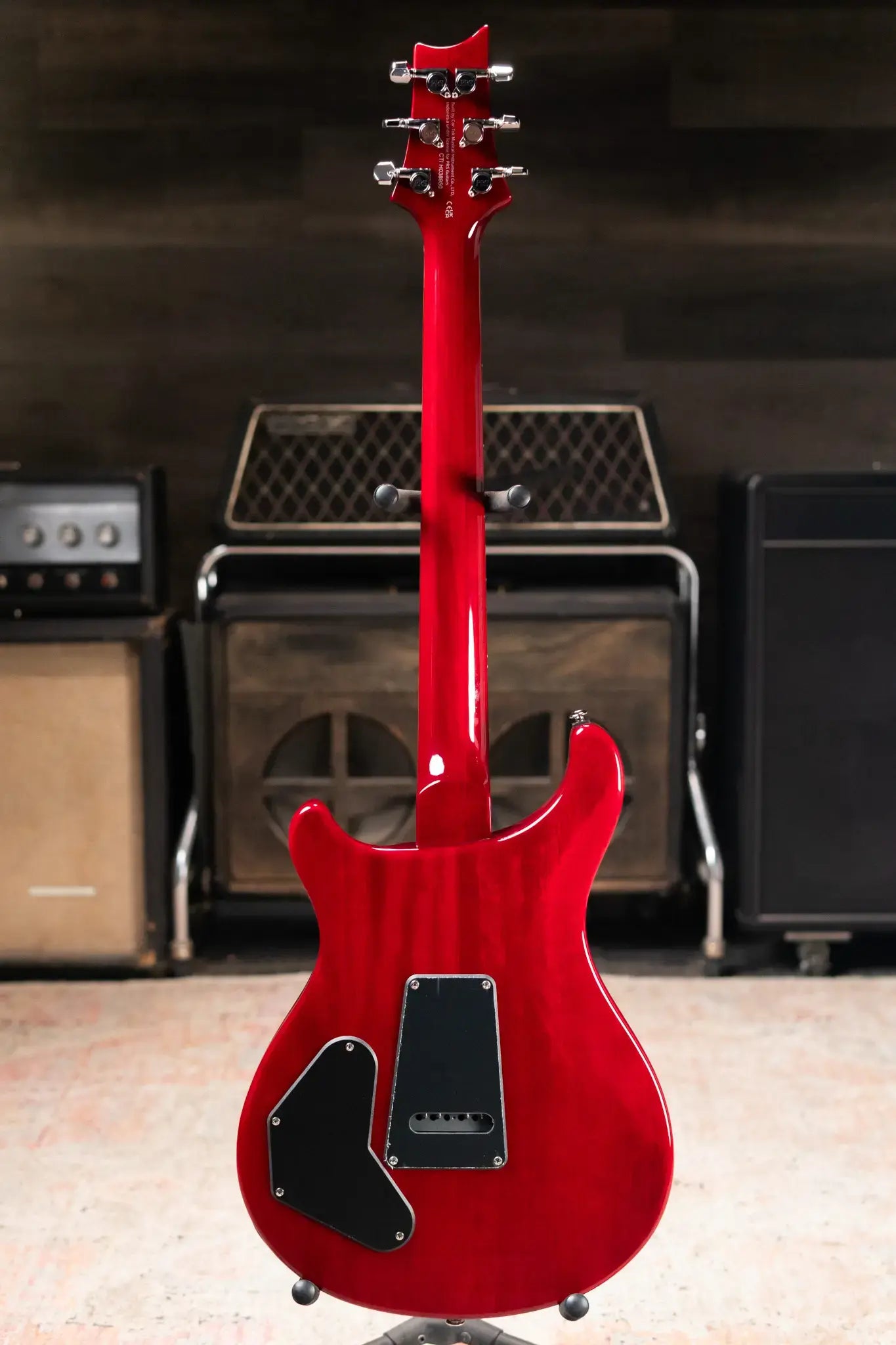 PRS SE David Grissom Standard Electric Guitar - Vintage Cherry with Gig Bag