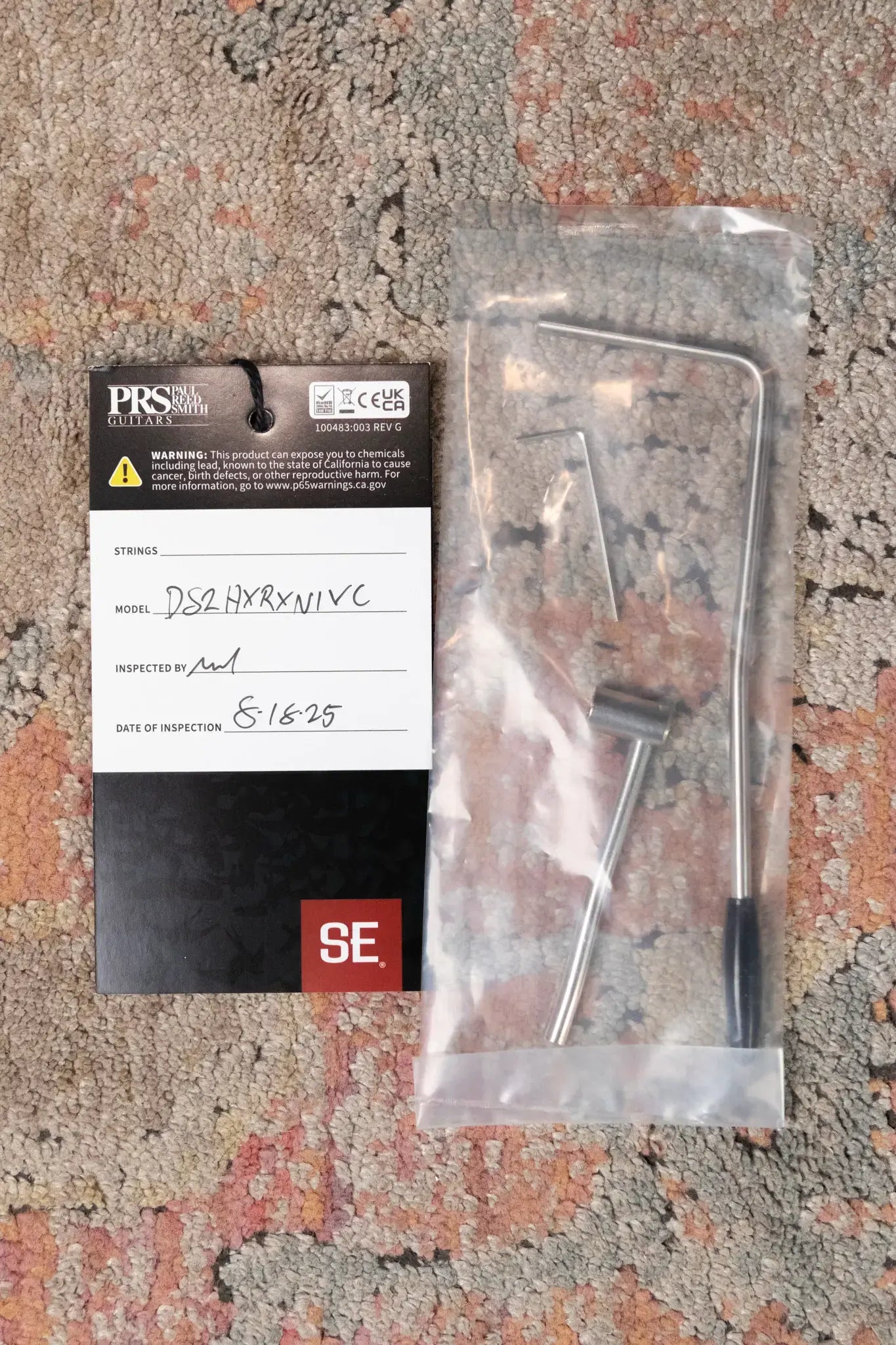 PRS SE David Grissom Standard Electric Guitar - Vintage Cherry with Gig Bag